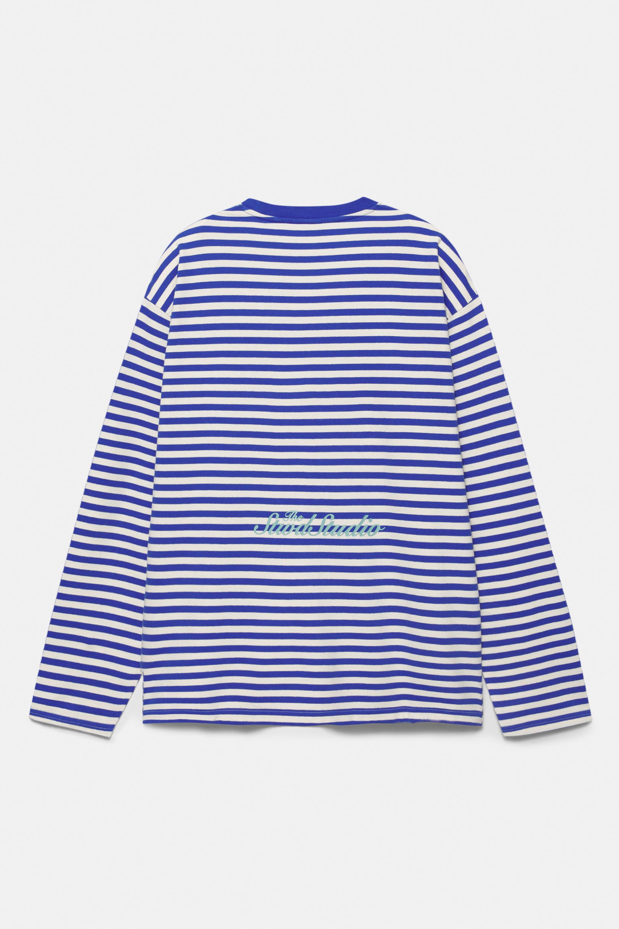 Çizgili uzun kollu t-shirt - Görsel 3