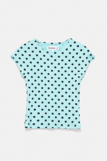Fitted short sleeve T-shirt — Pale turquoise 5