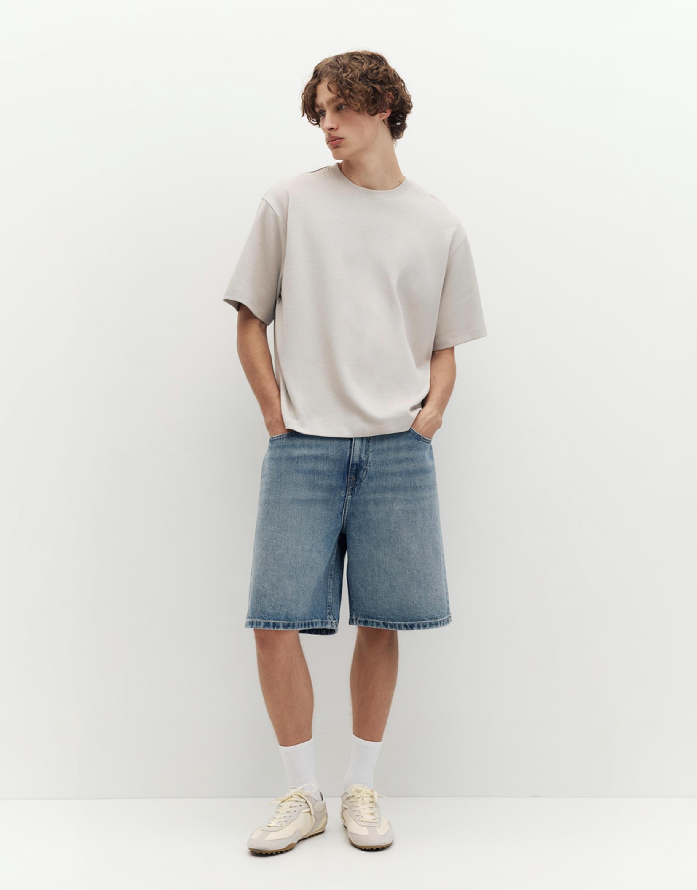 Boxy T-shirt — Stone