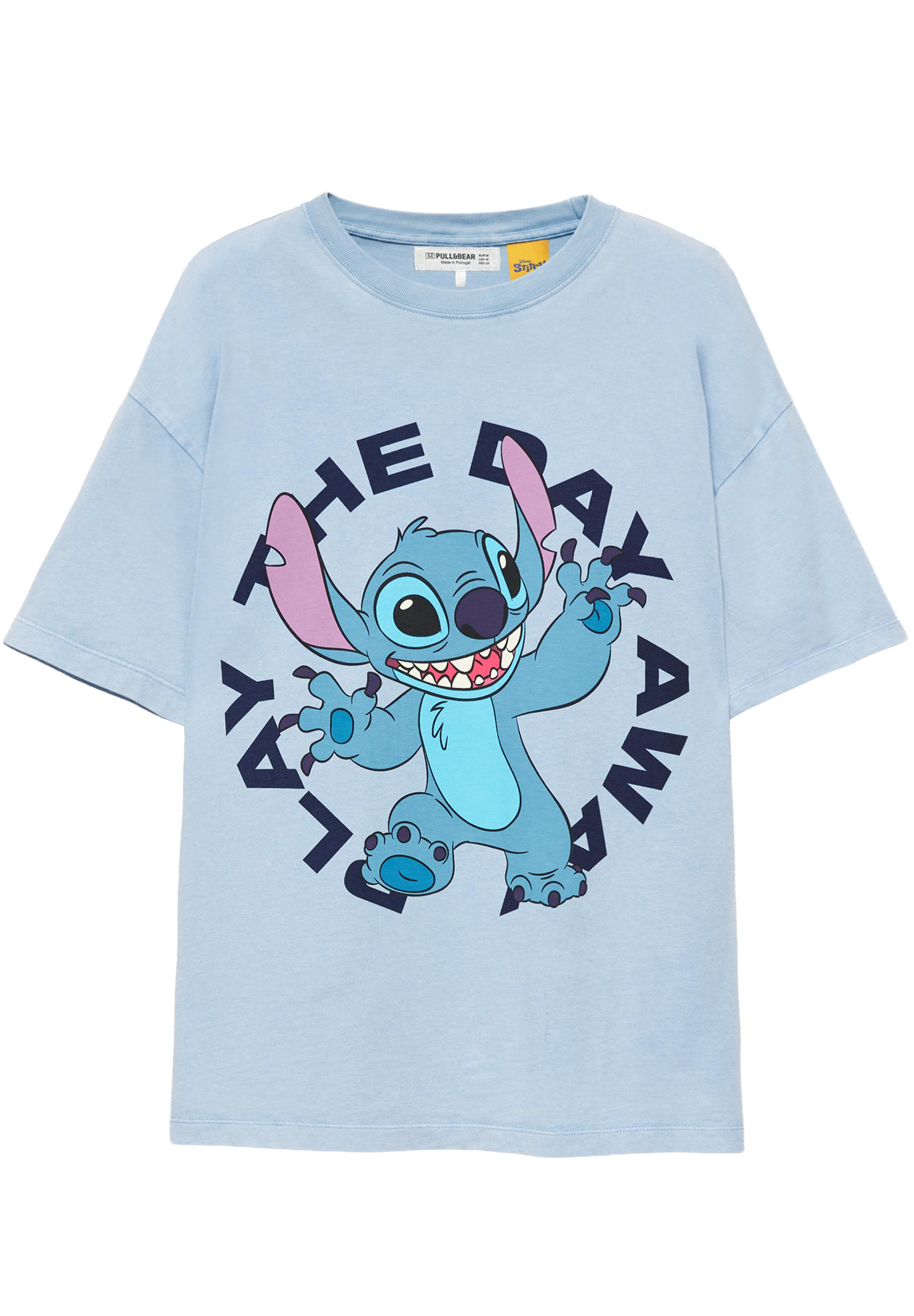 Short sleeve Stitch T-shirt — Faded blue