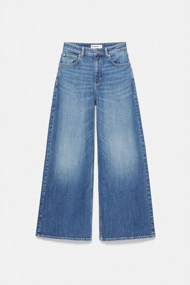 Super wide-leg comfort jeans — Dark blue 7