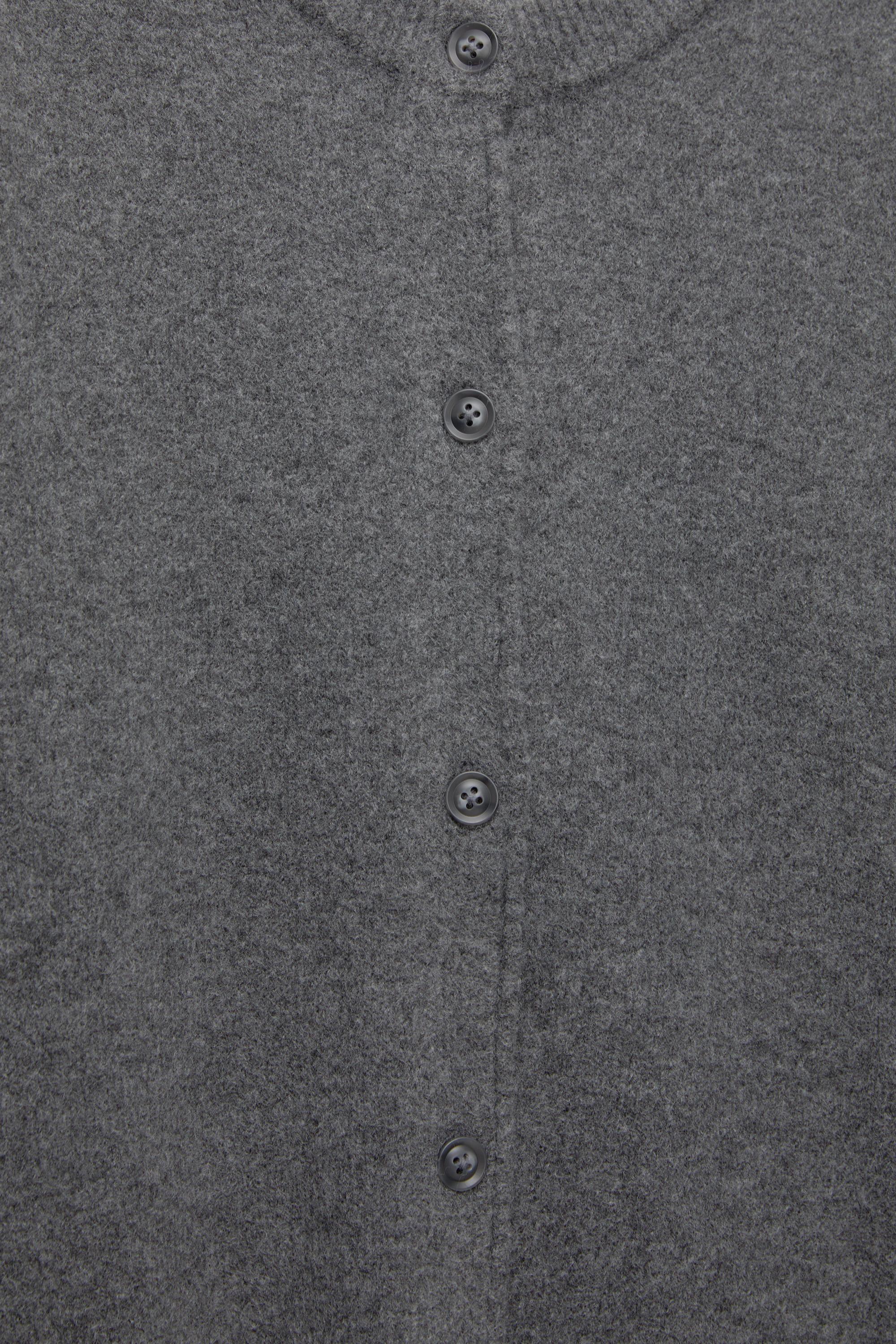 Soft knit cardigan — Anthracite grey
