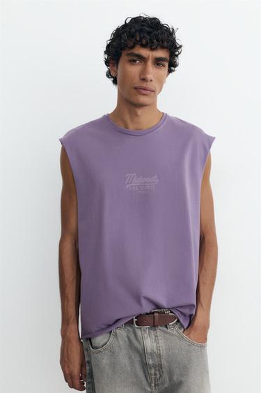 Midwest graphic tank top — Mulberry 2