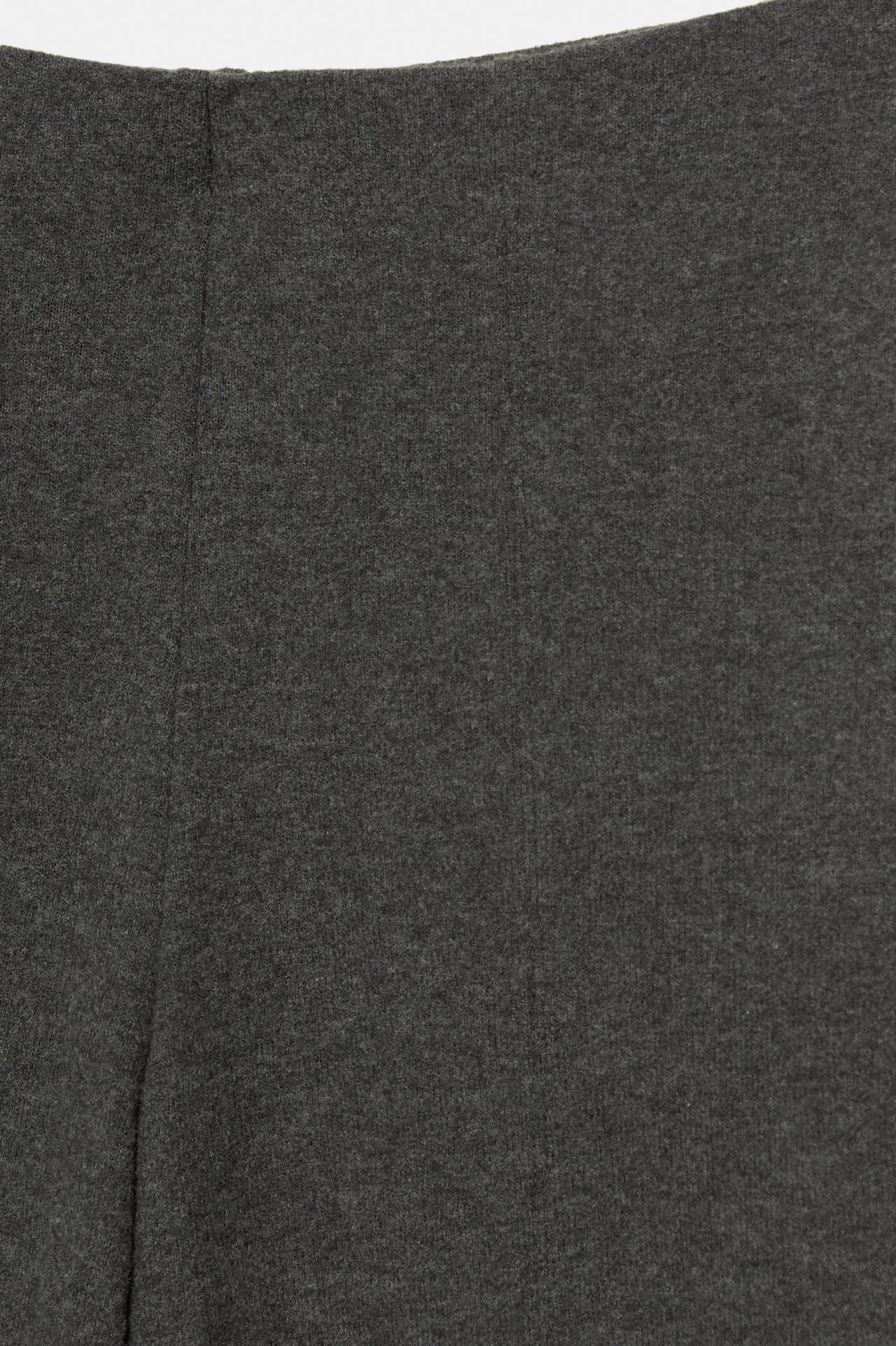 Soft touch wide-leg trousers — Dark grey