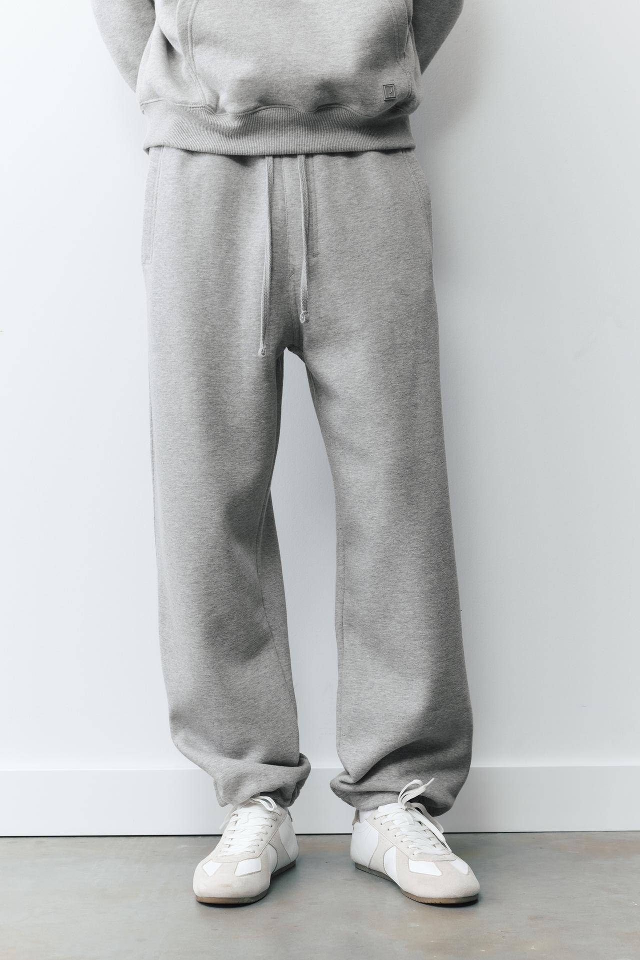 Joggers and sweatshirt pack — Grey marl