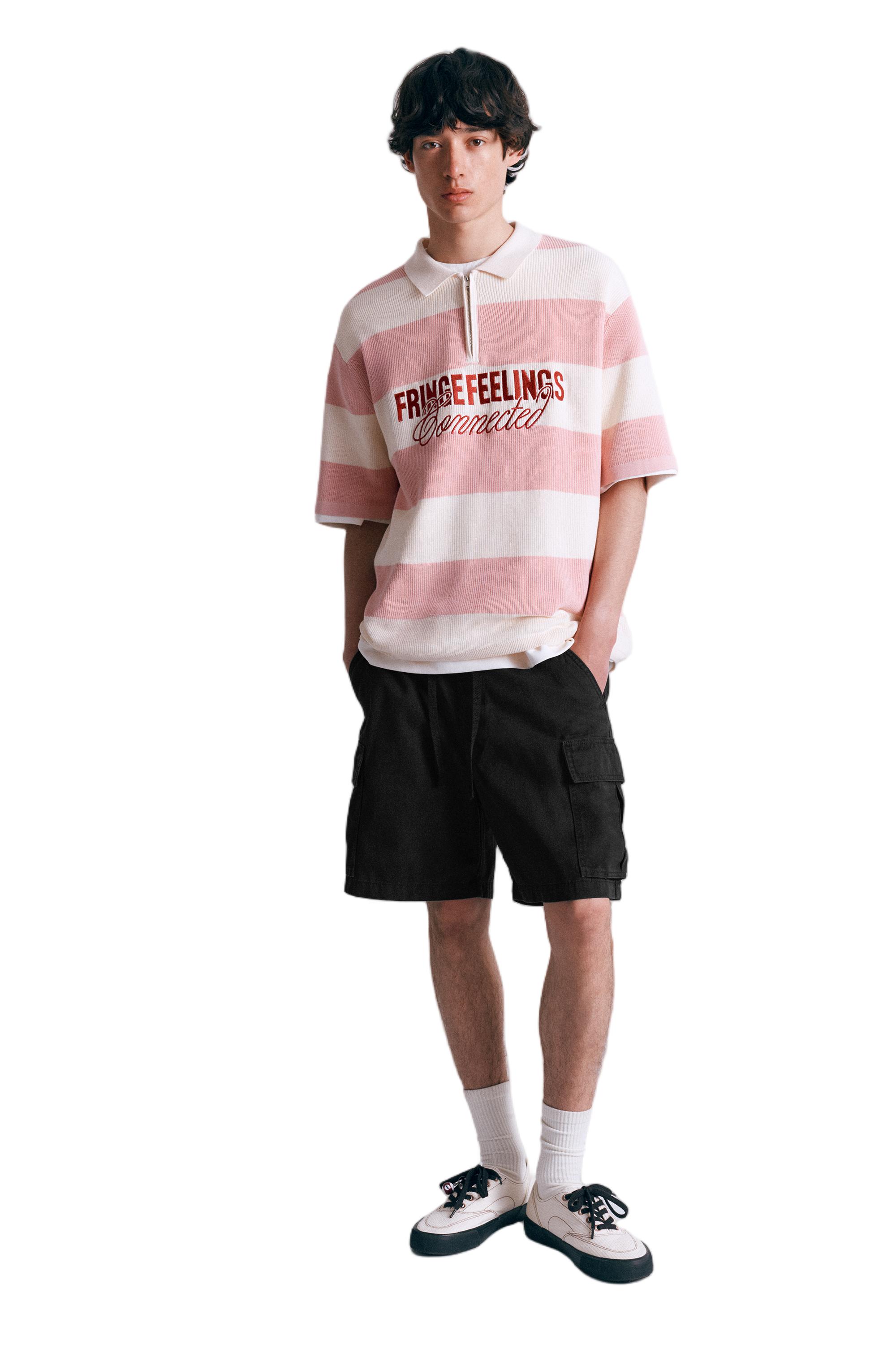 Cargo Bermuda shorts — Black
