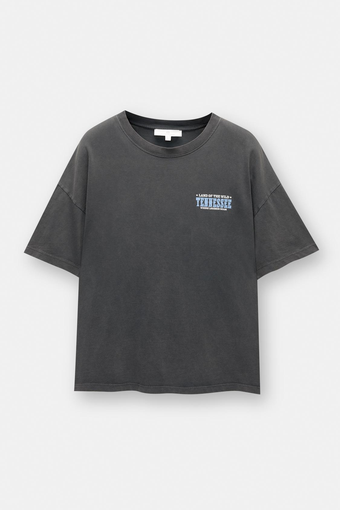 T-Shirt mit Tennessee-Grafik - PULL&BEAR