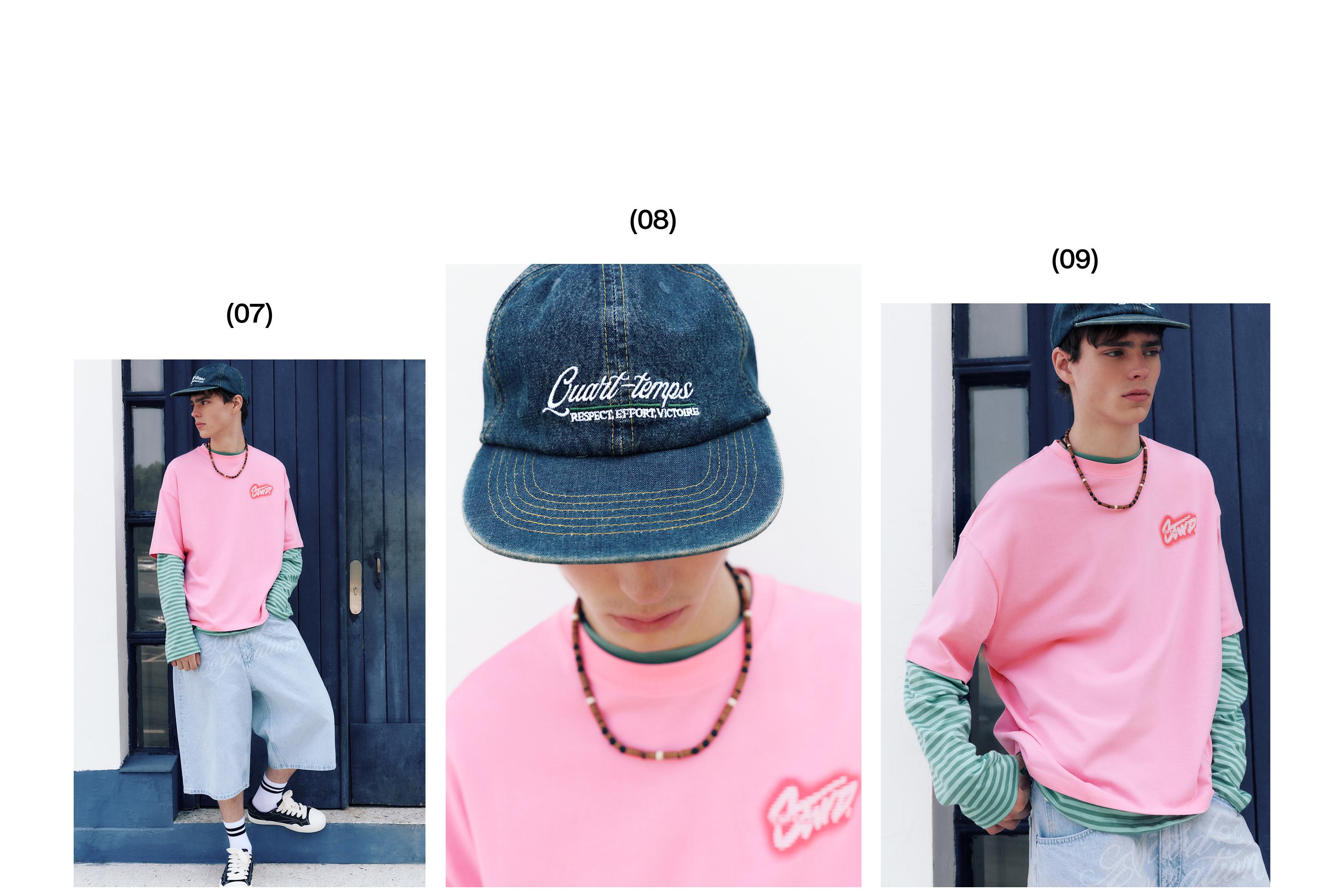 STWD boxy graphic T-shirt — Pink