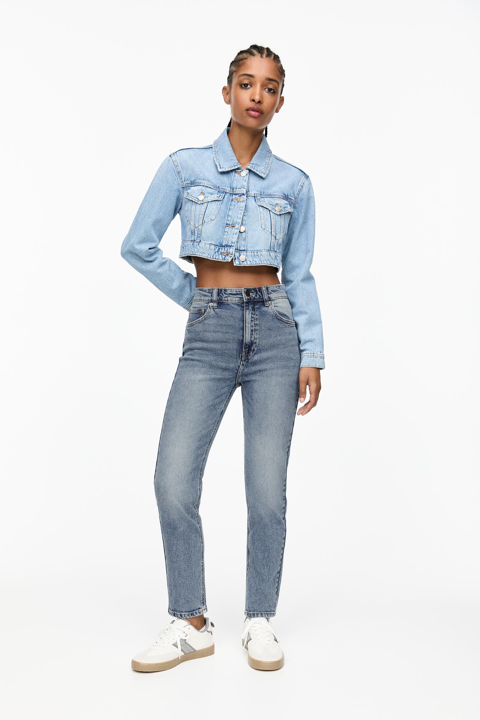 Jeans mom fit déchiré sale