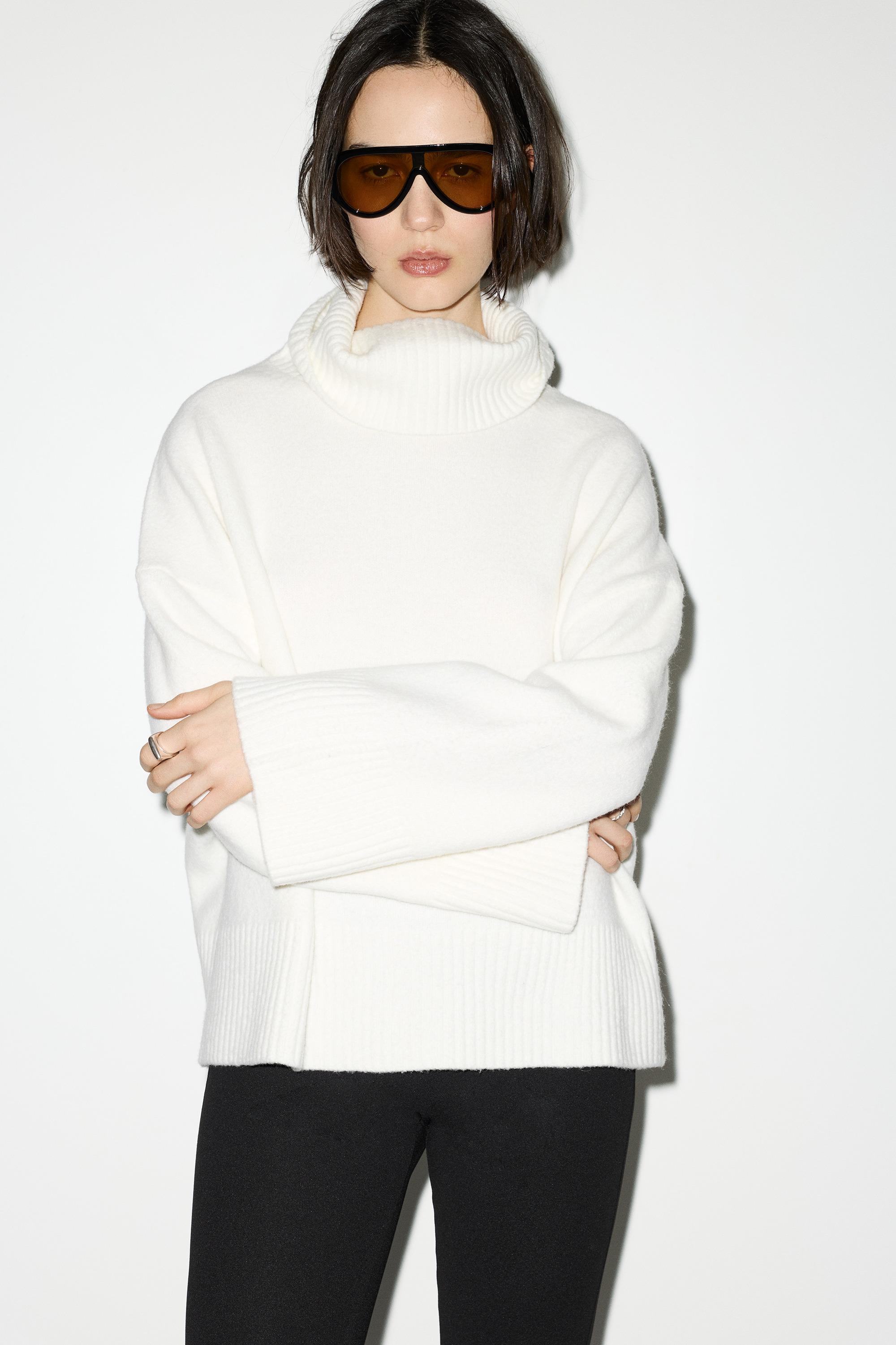 Yumuşak dik yaka kazak - Görsel 67