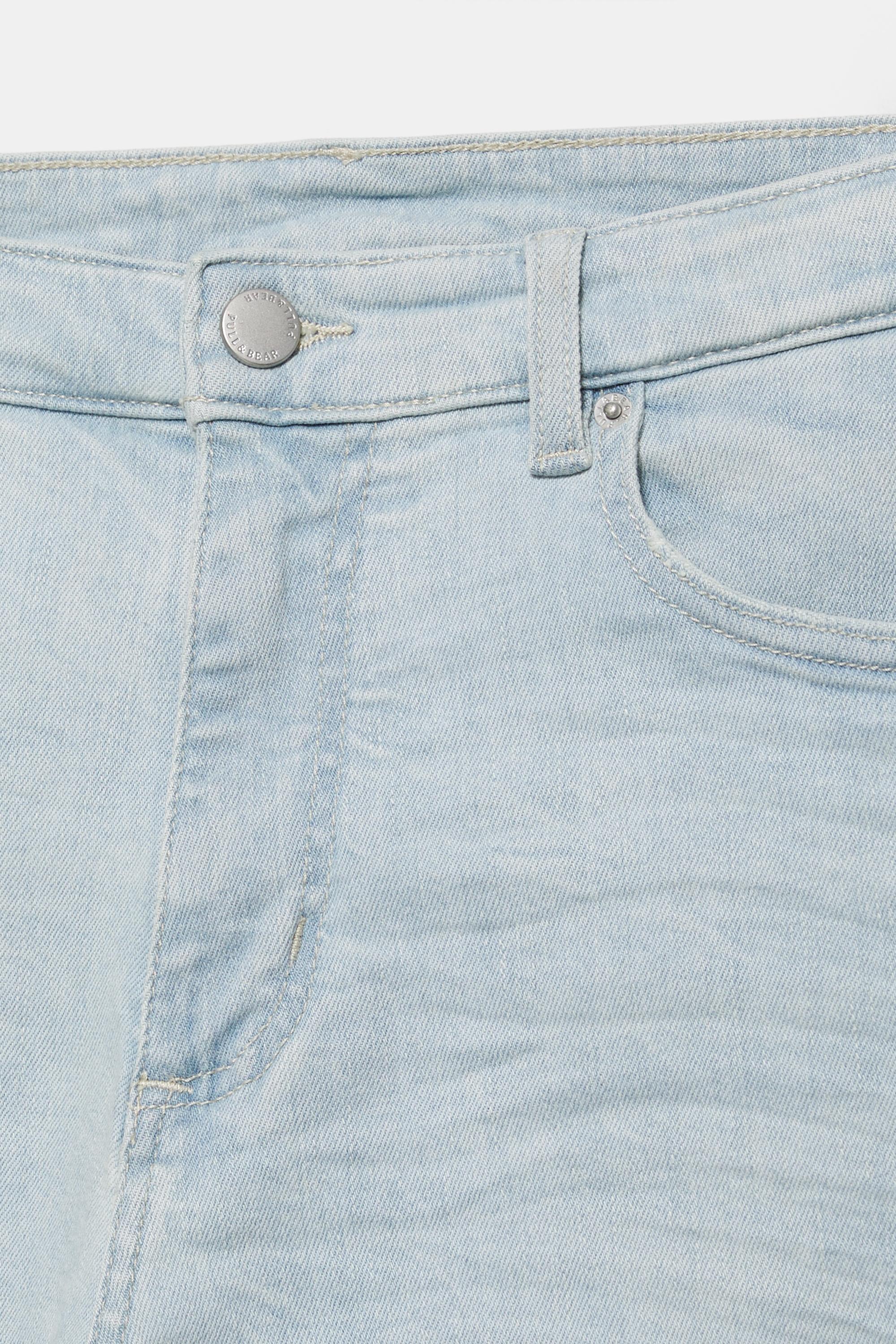 Ripped skinny jeans — Pale indigo