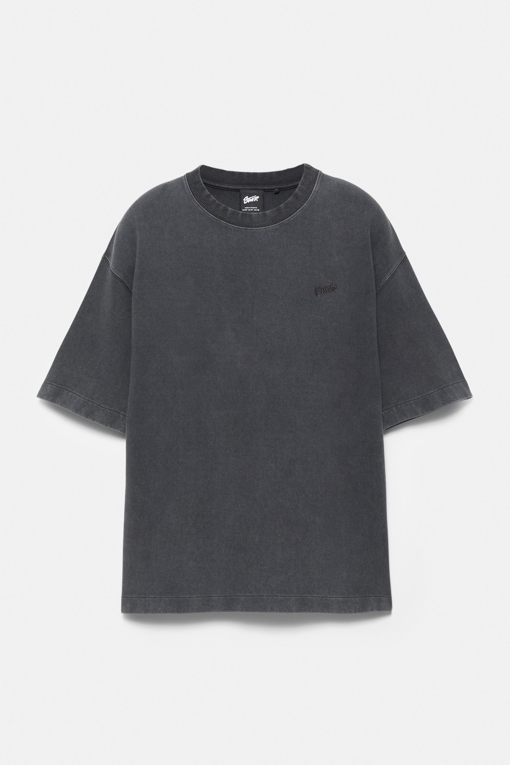 Soluk efektli STWD t-shirt - Görsel 19