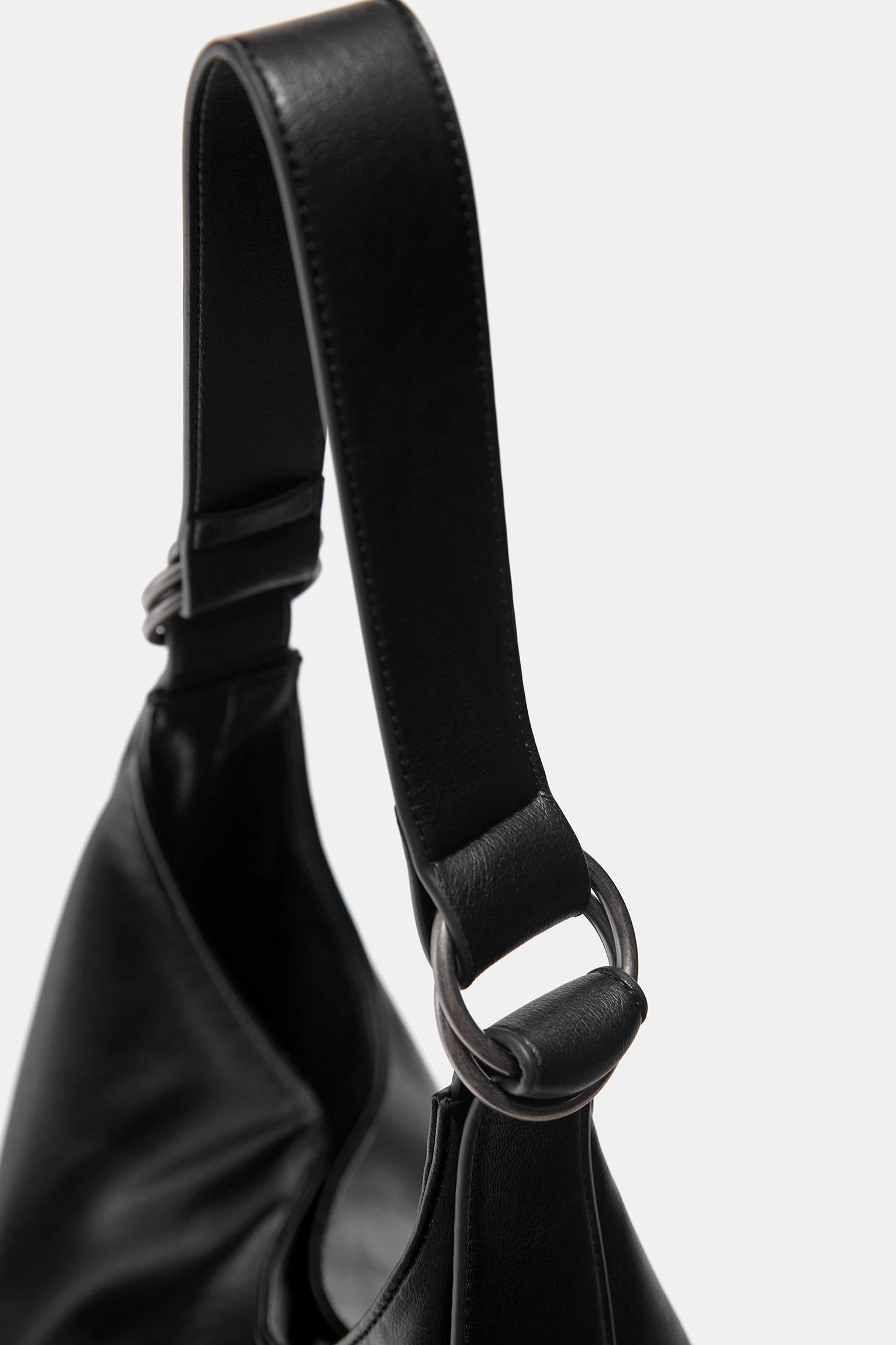 Halkalı shopper çanta - Görsel 15
