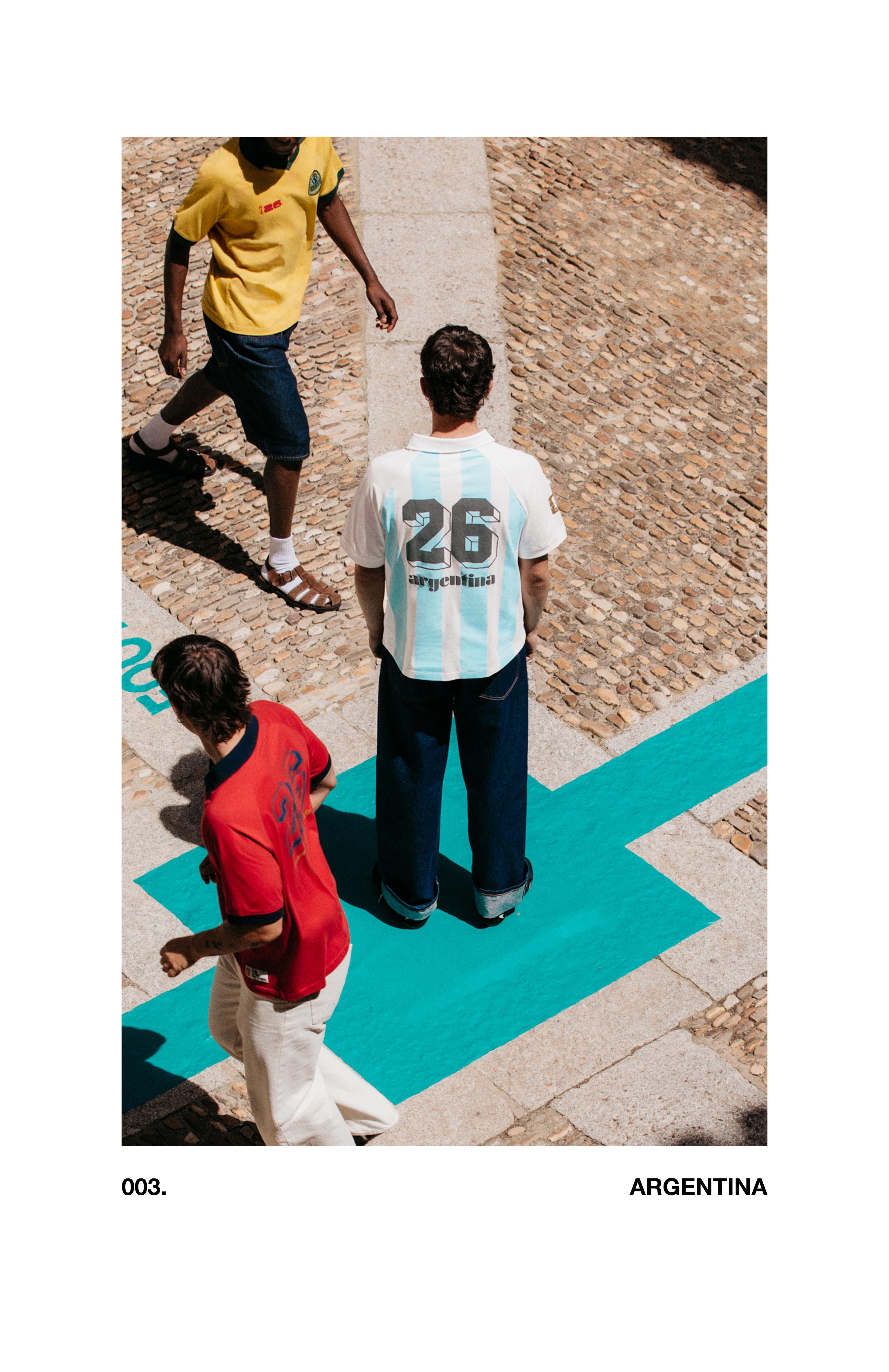 Argentina FIFA WORLD CUP 26™ polo shirt — Off white