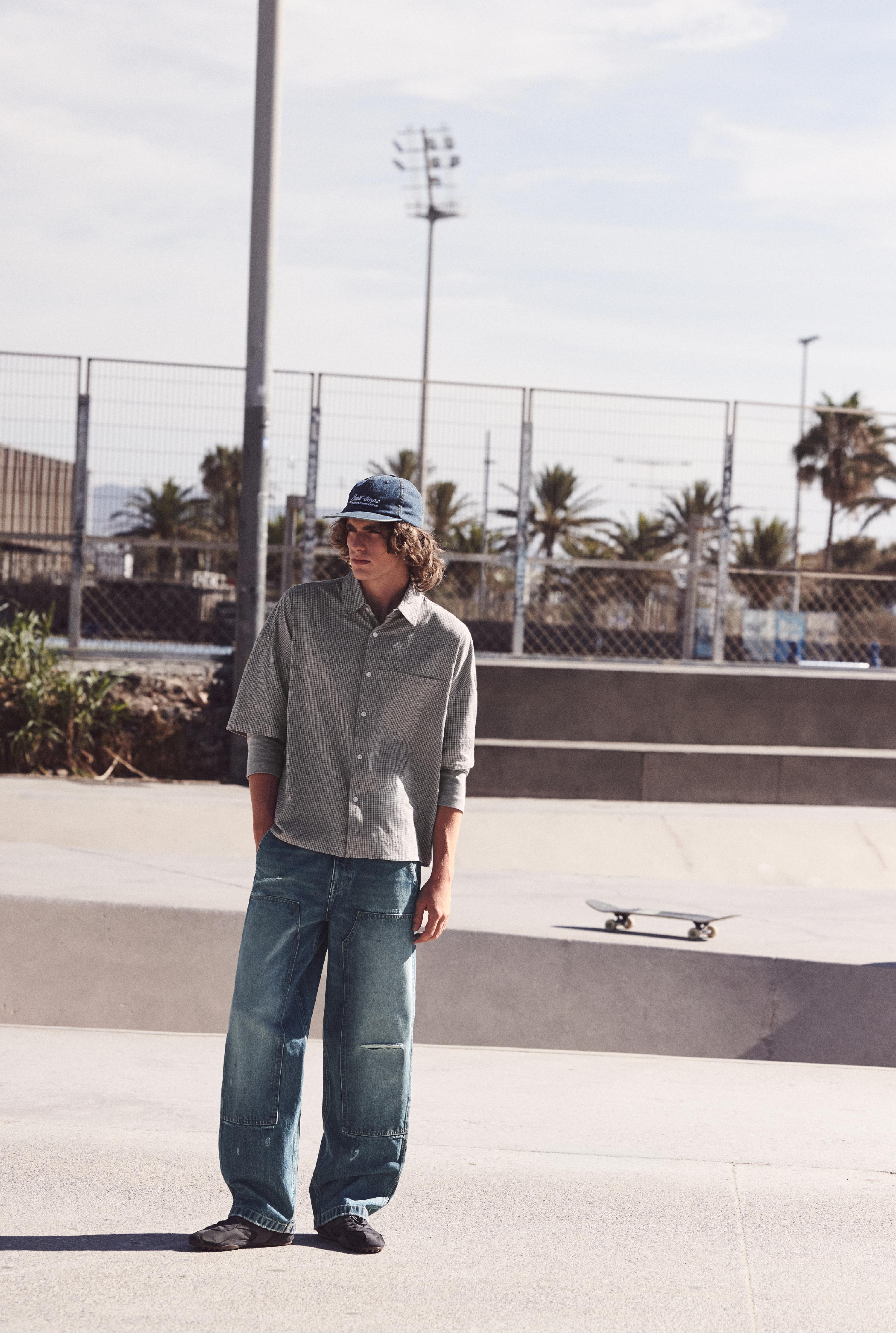 Baggy jeans — Medium blue