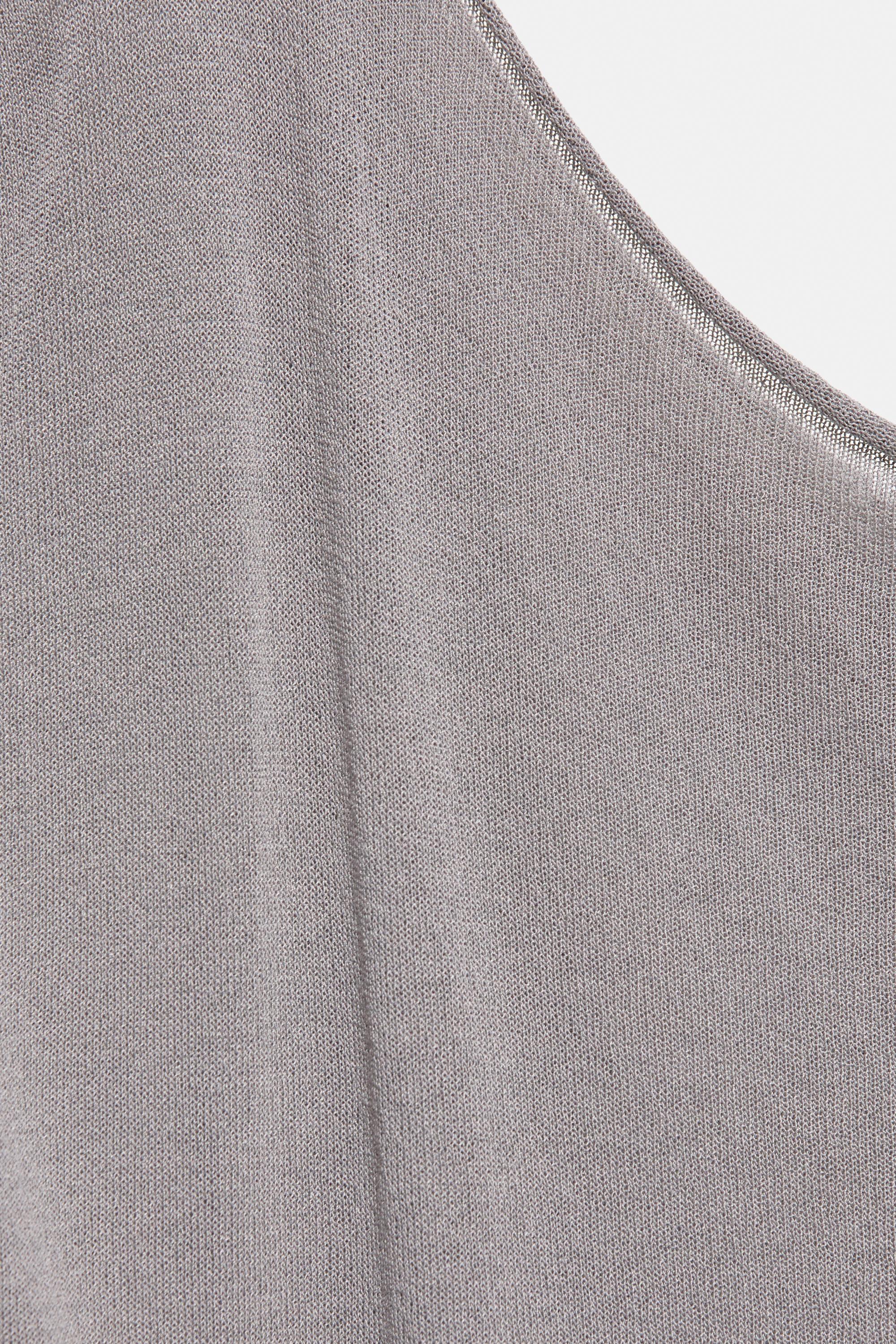 Elastic waist top — Steel