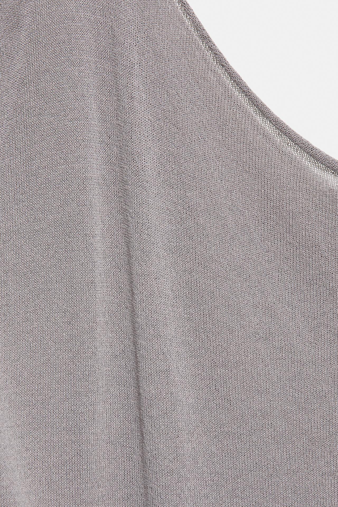 Elastic waist top — Steel