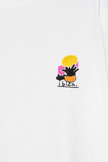 Ibiza graphic boxy-fit T-shirt — White 6
