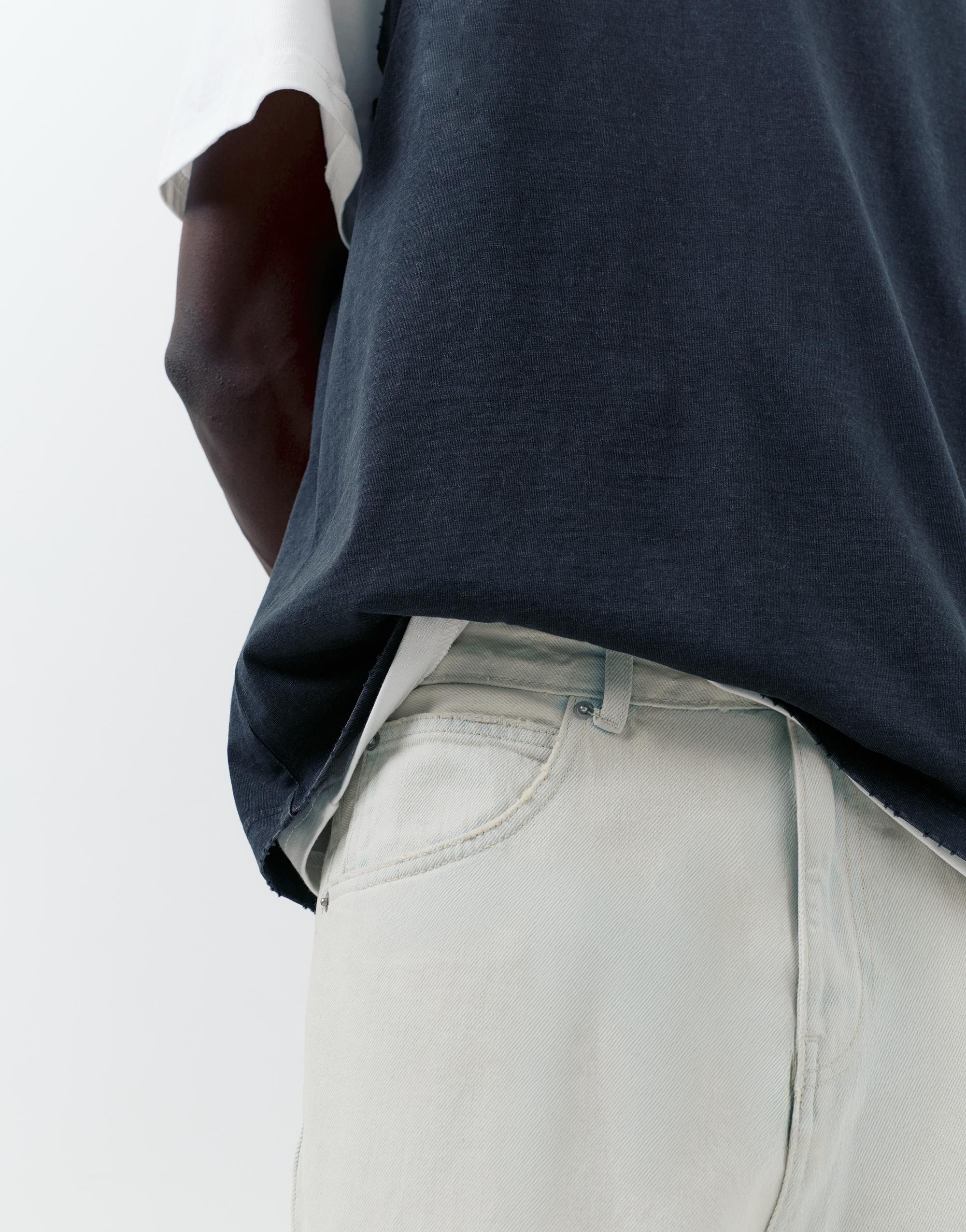 Relaxed fit baggy jeans — Sky blue