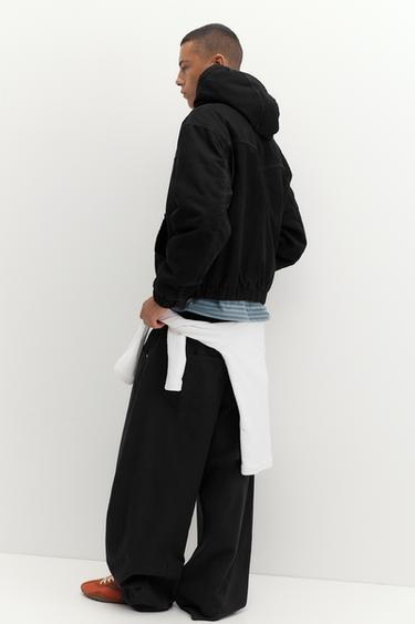 Hooded bomber jacket — Black 6