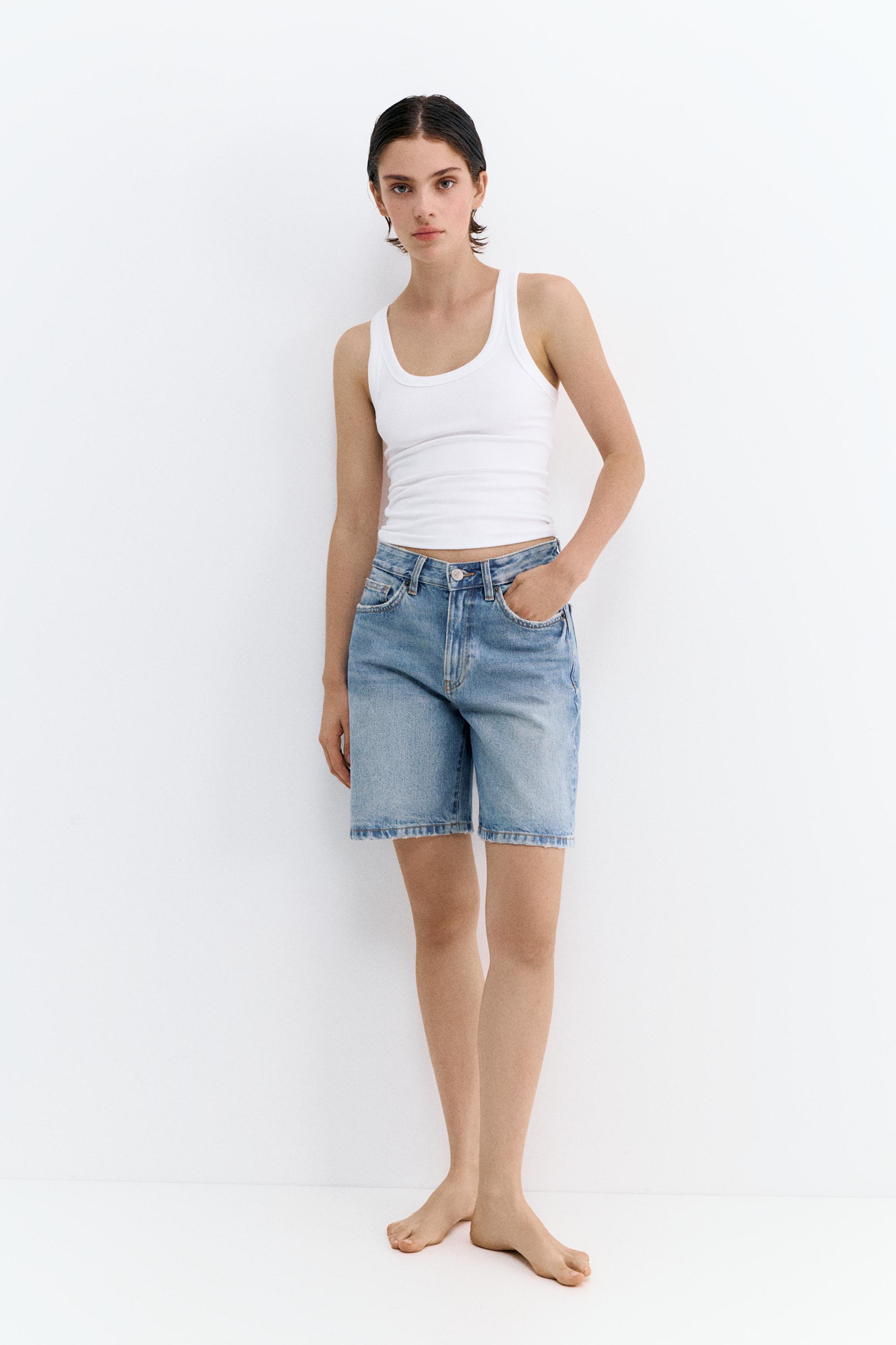 Denim bermuda - Görsel 32