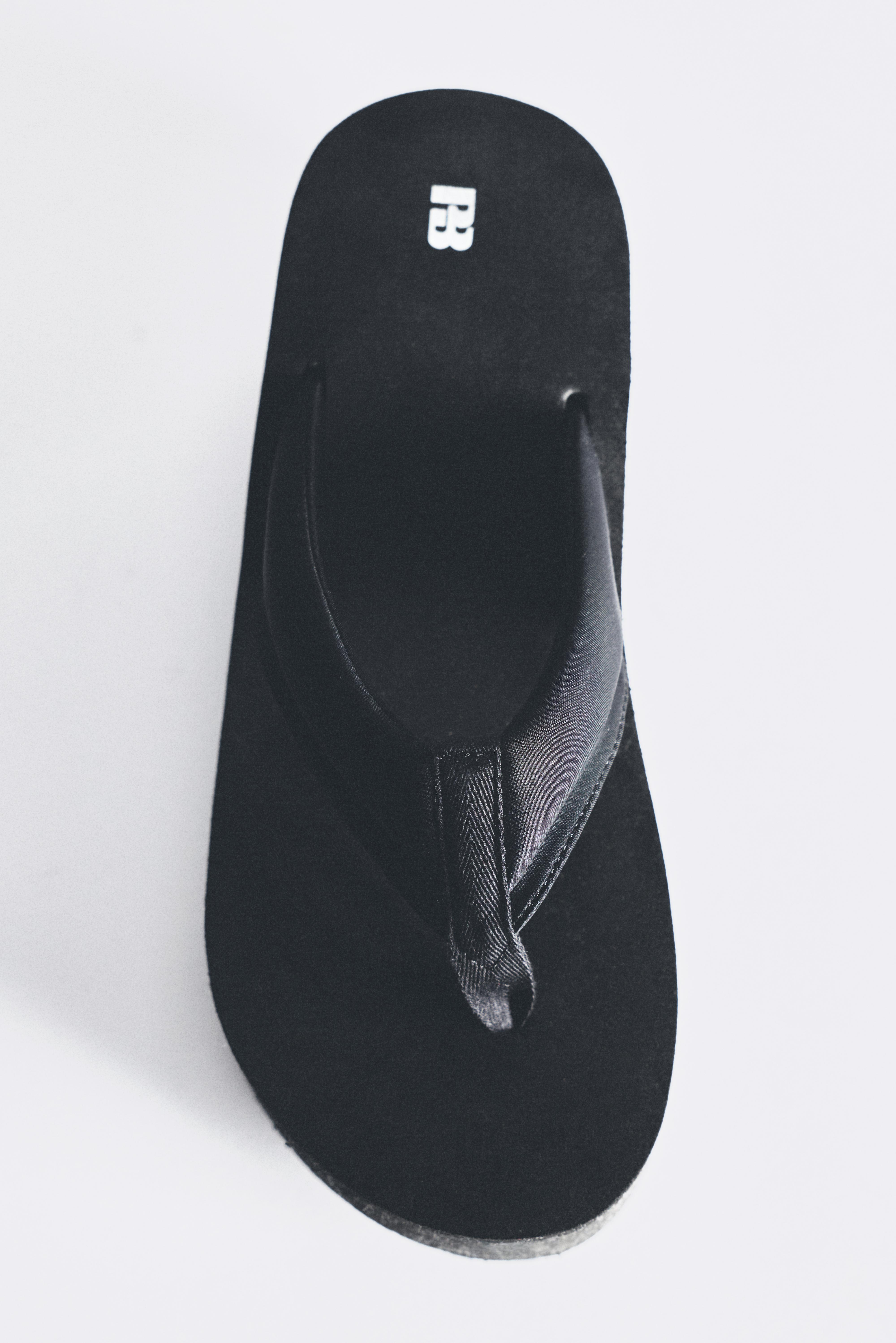 Platform wedge sandals — Black