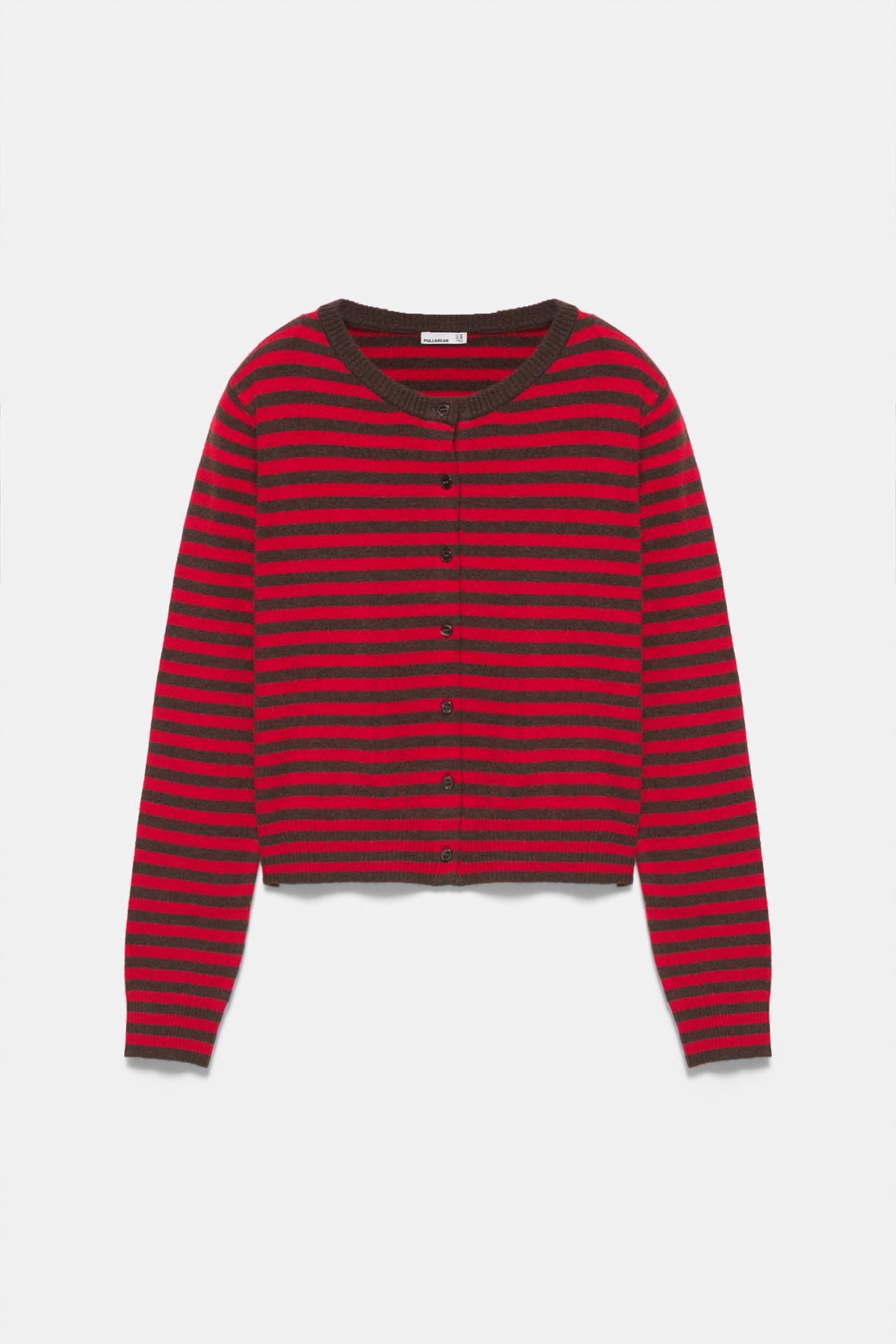 Basic cardigan — Red