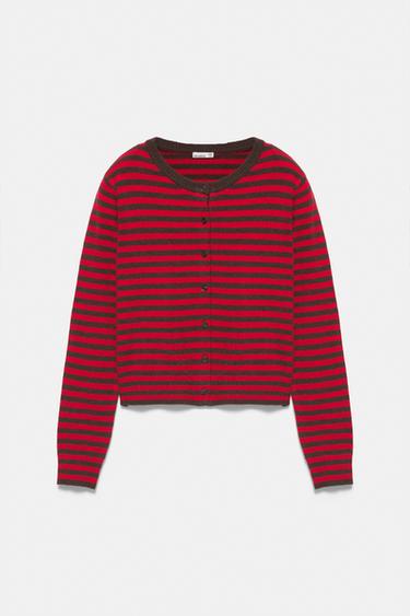 Basic cardigan — Red 6
