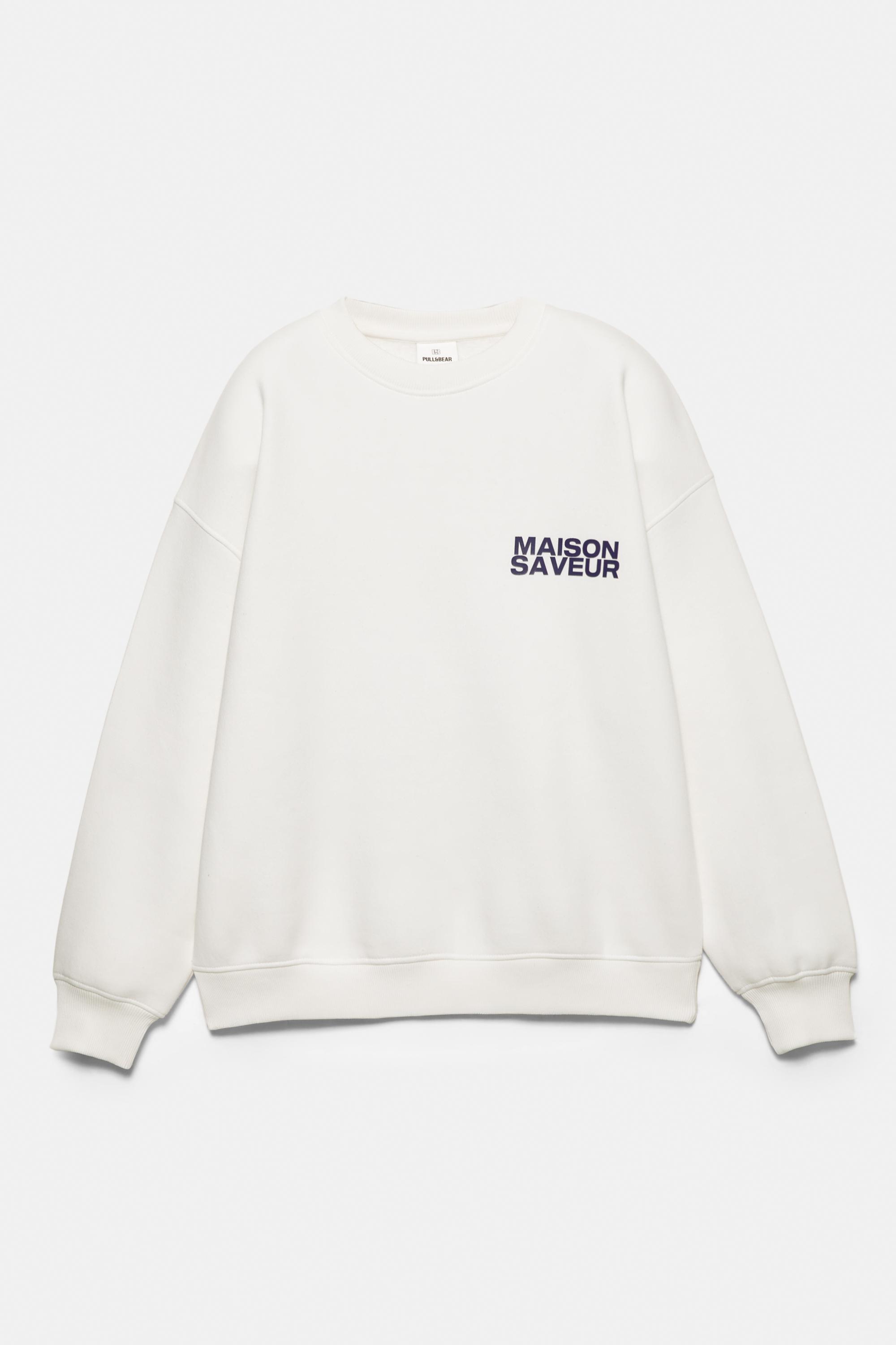 Profiterole graphic sweatshirt — Ice