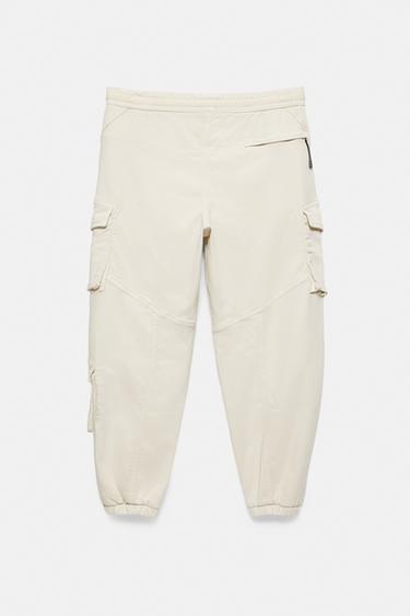 Multi-pocket joggers — Stone 8