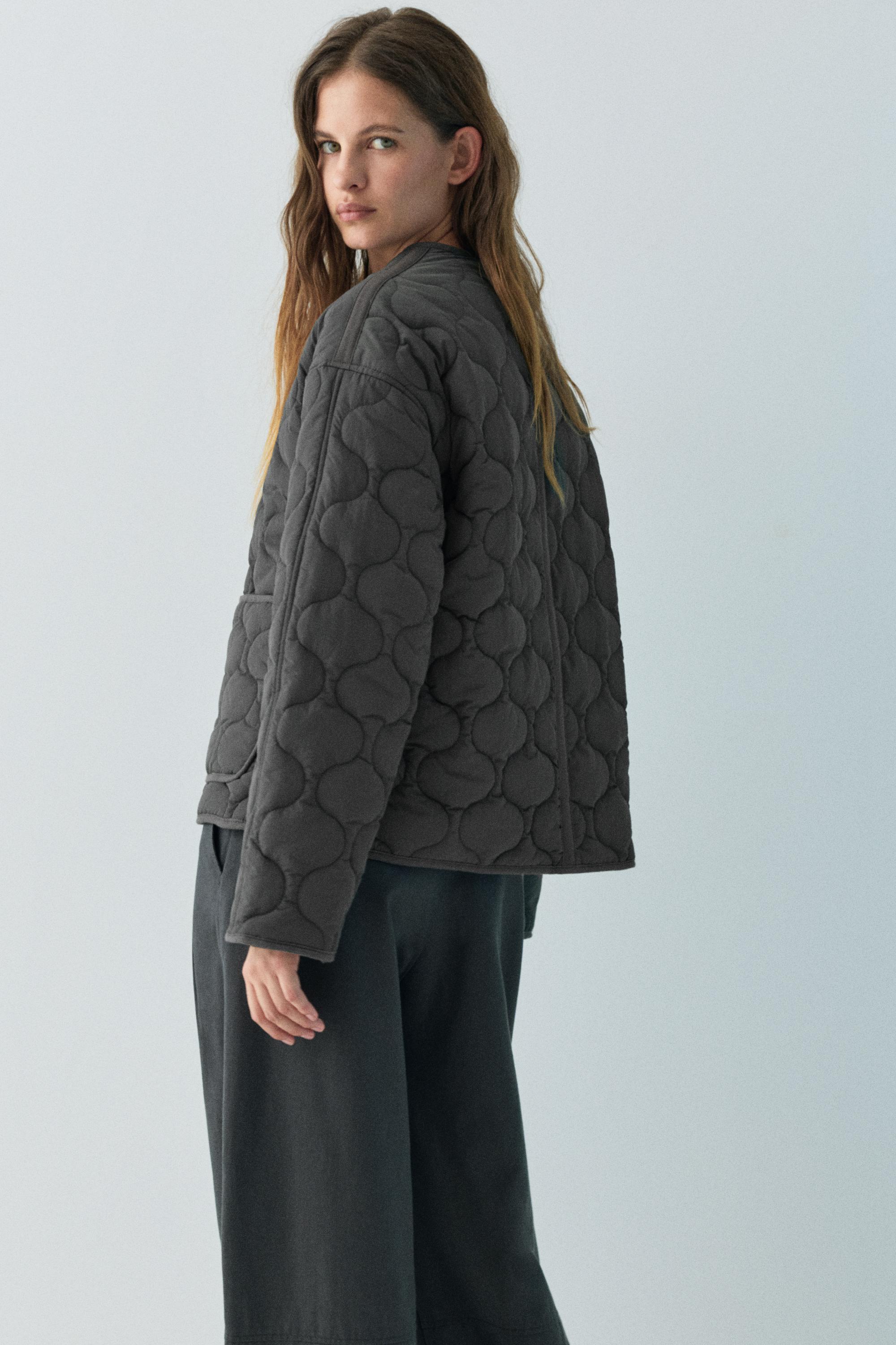 Lightweight padded jacket — Anthracite grey