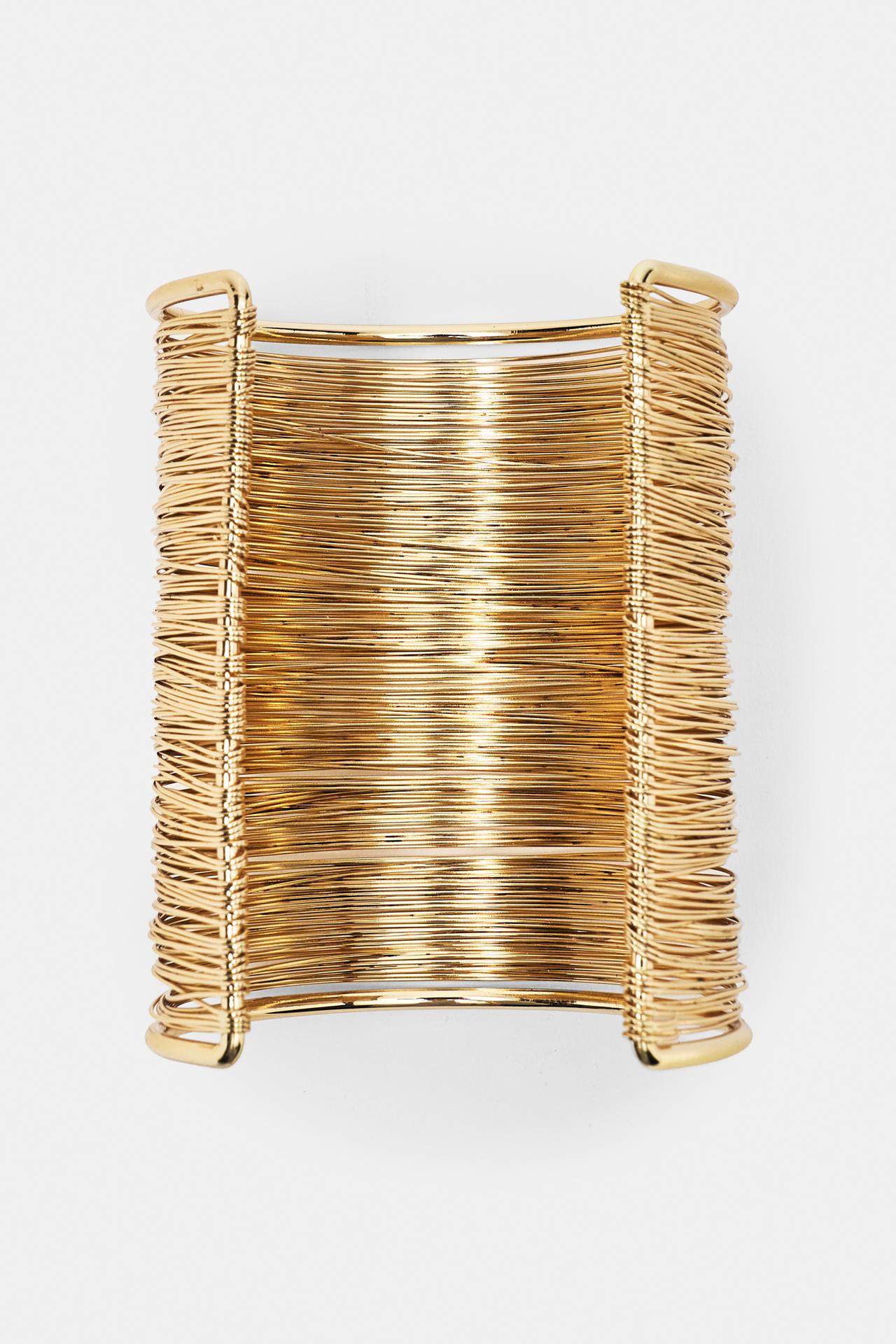 Multi-strand bangle — Gold