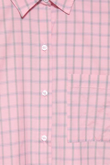 Check pocket shirt — Pink 7