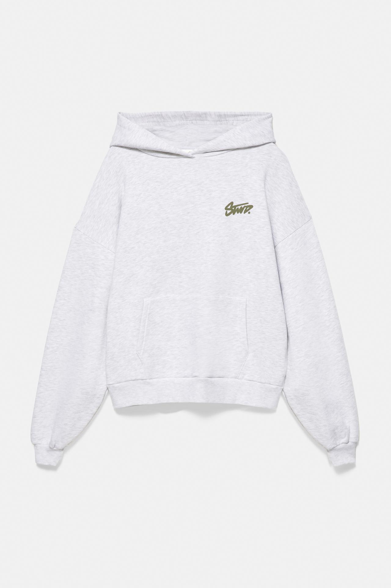STWD 91 hoodie — Grey marl
