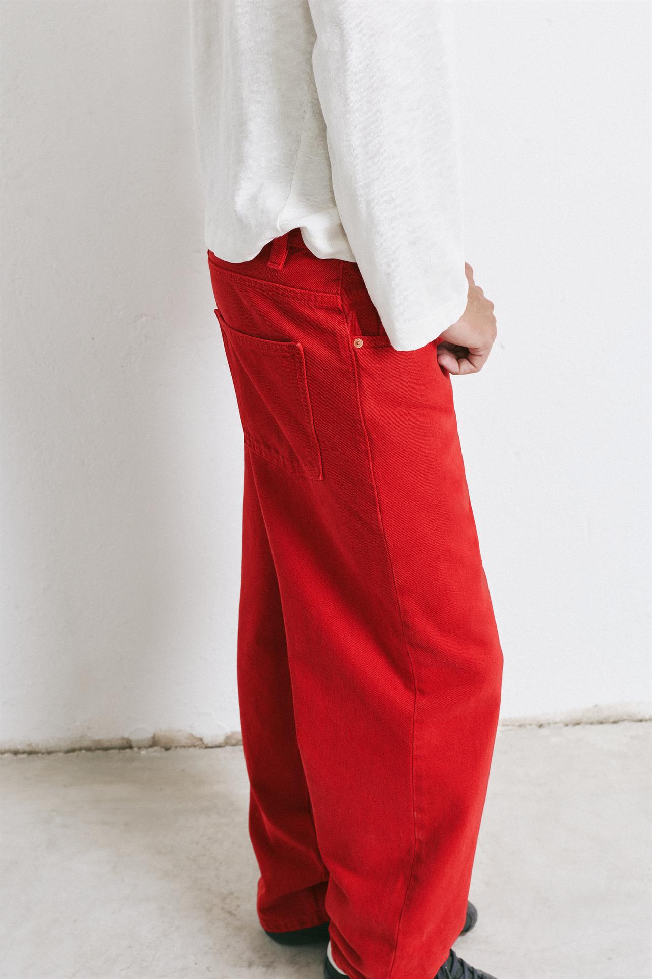 Baggy jeans — Red