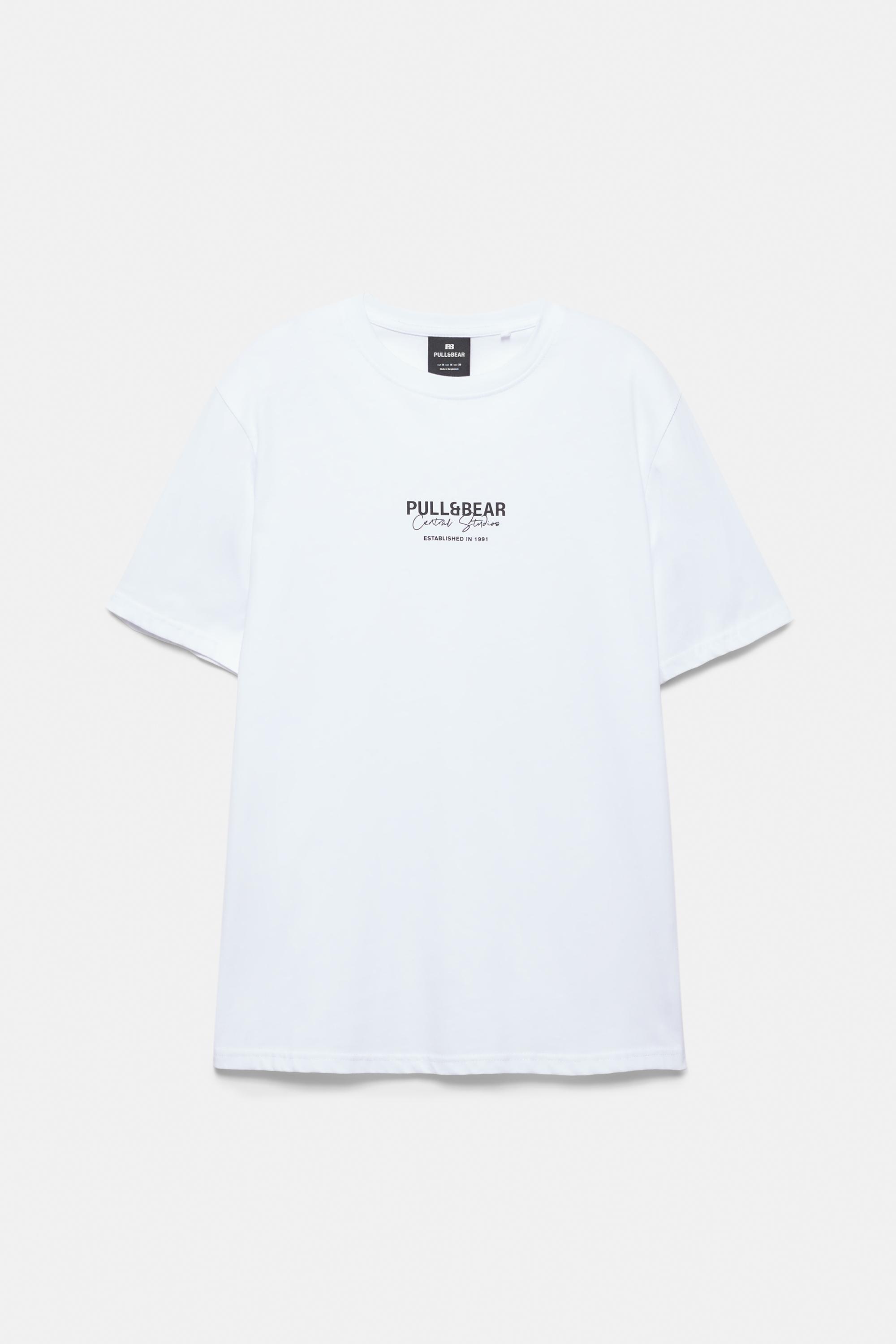 Embroidered logo T-shirt — White
