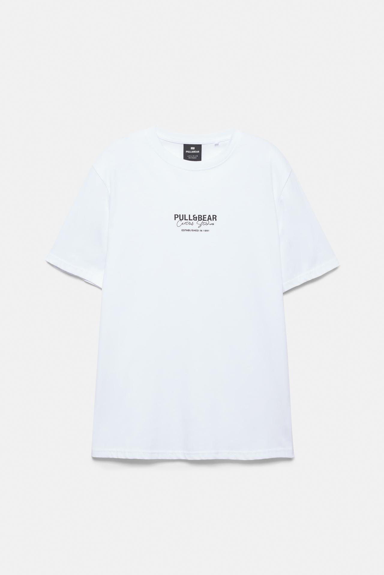 Embroidered logo T-shirt — White