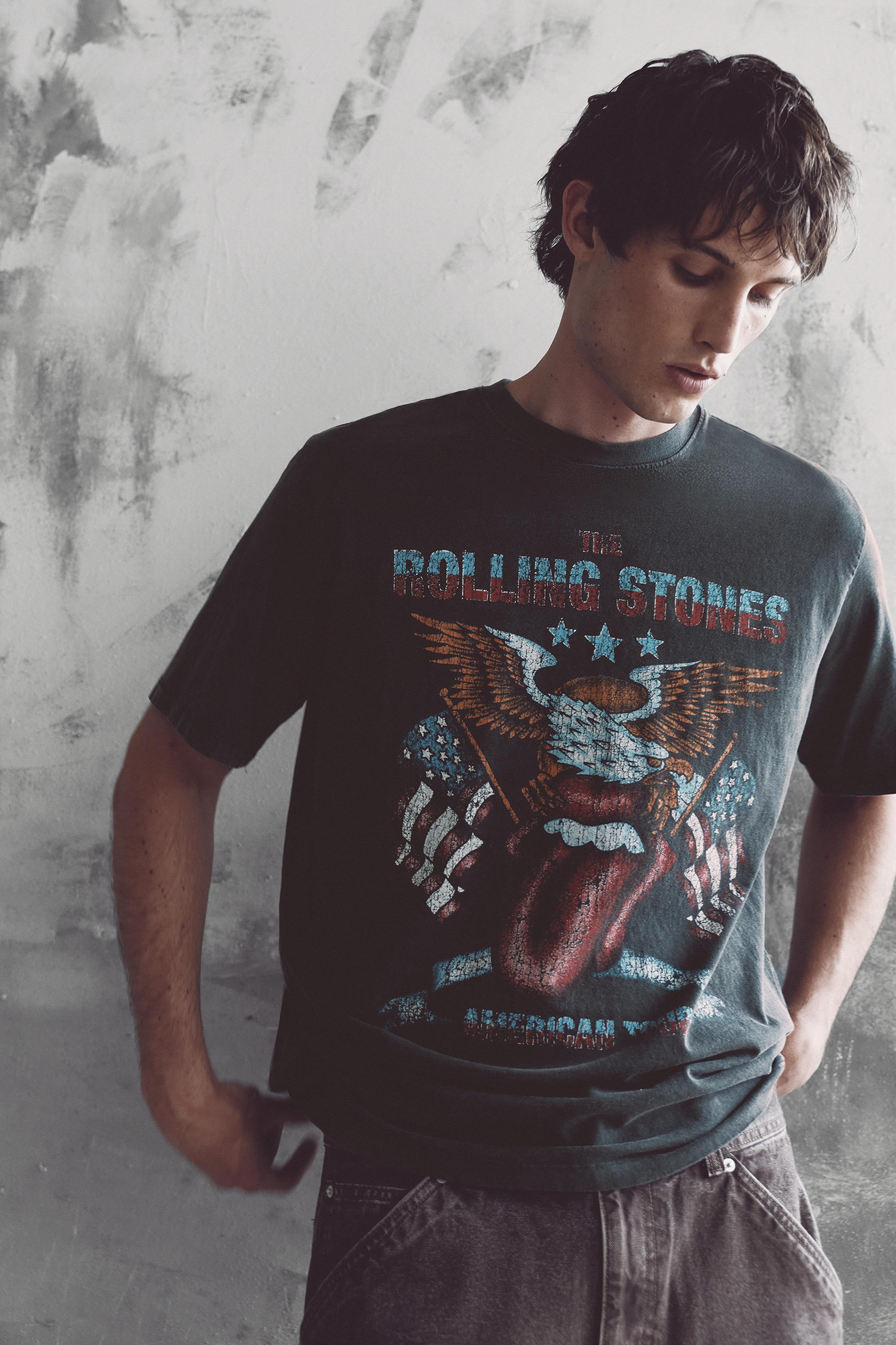 Rolling Stones T-shirt — Dark anthracite