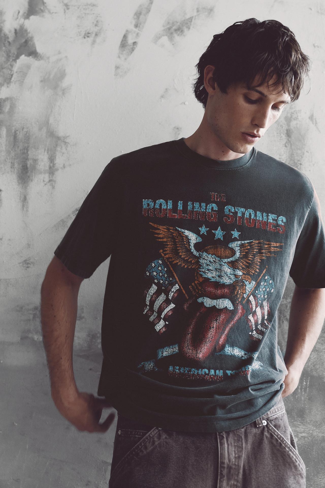 Rolling Stones T-shirt — Dark anthracite