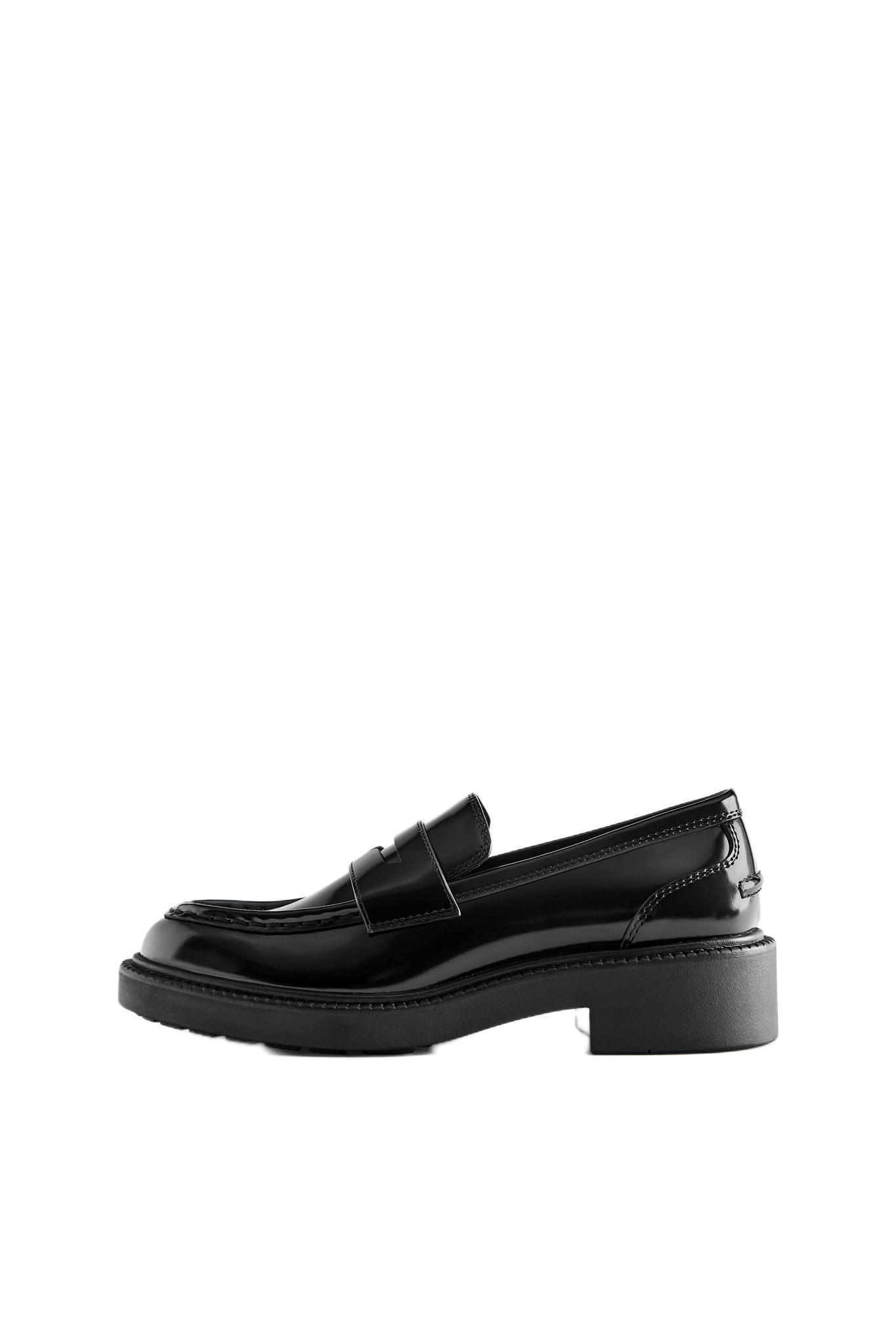 Block loafers — Black