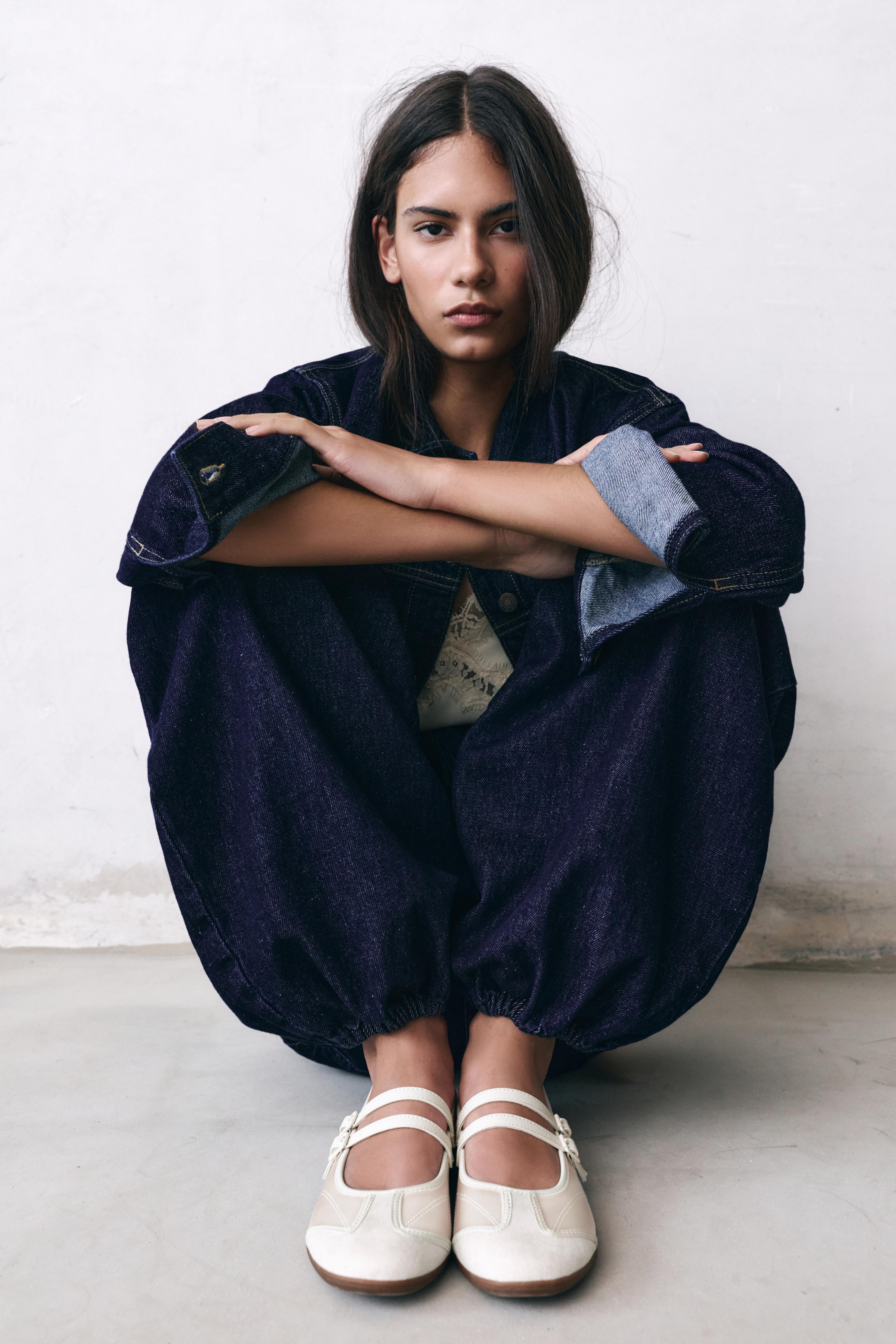Sports ballet flats — Ecru