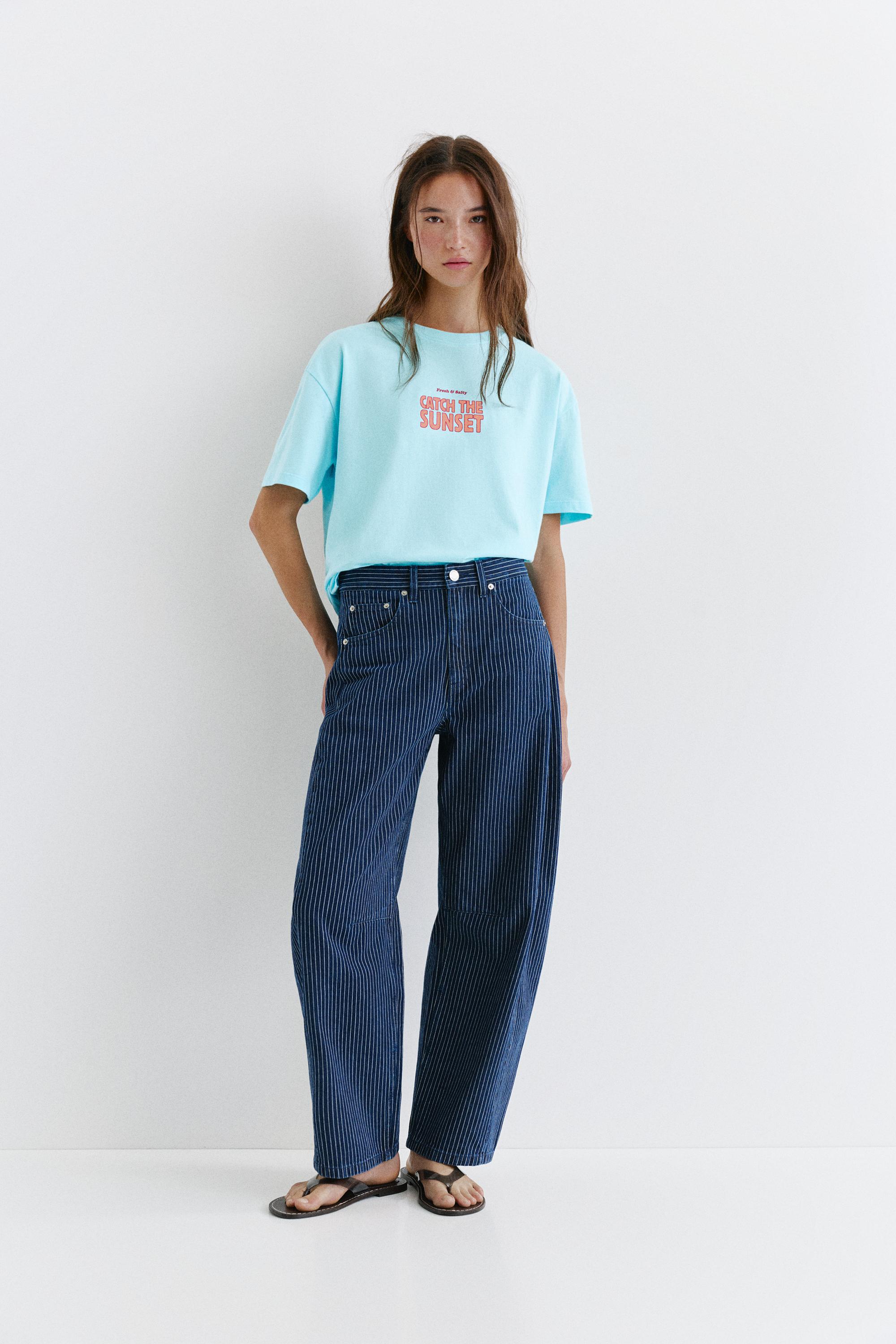 Lobster graphic T-shirt — Turquoise