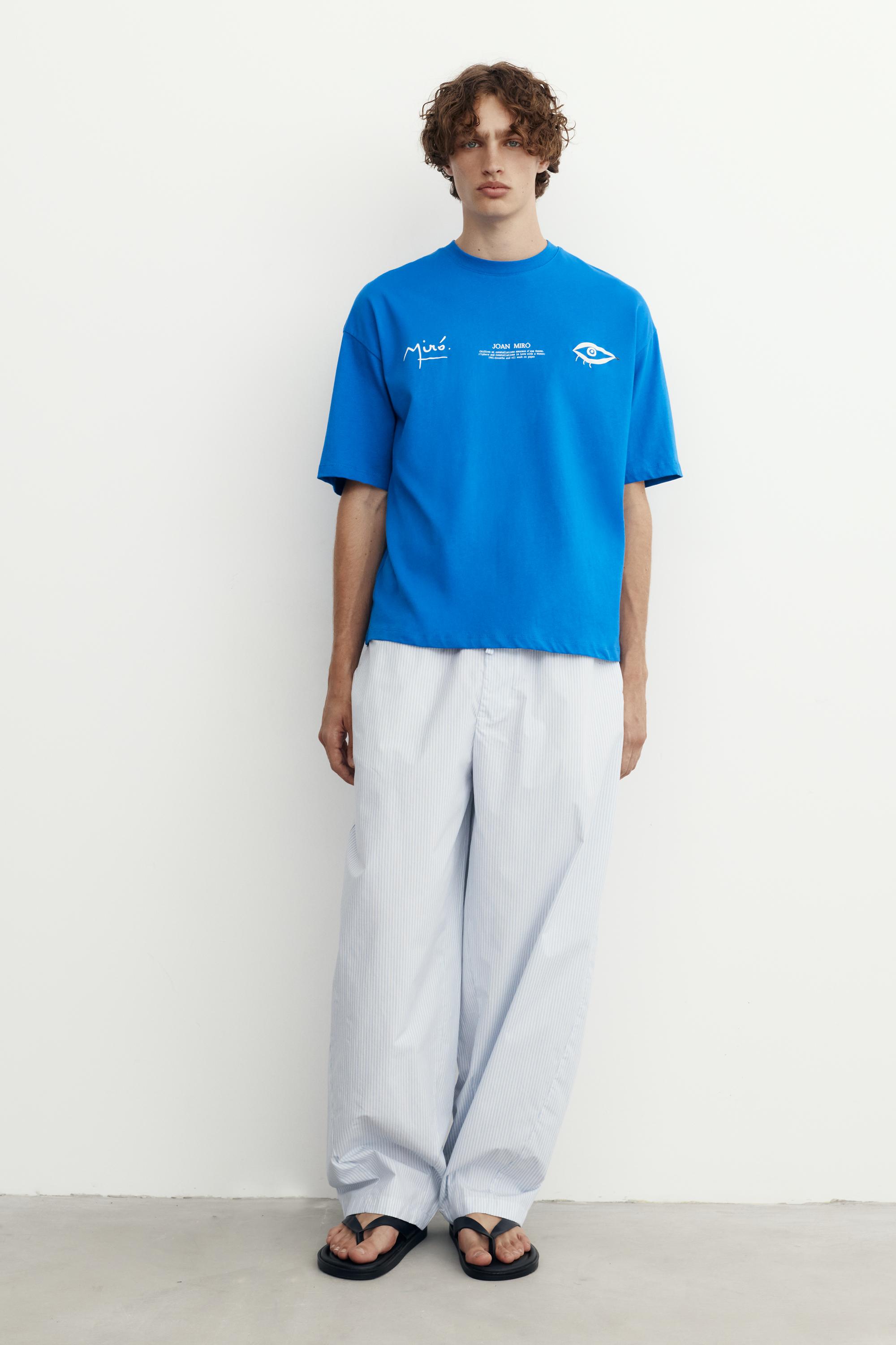 Miró relaxed fit T-shirt — Deep blue