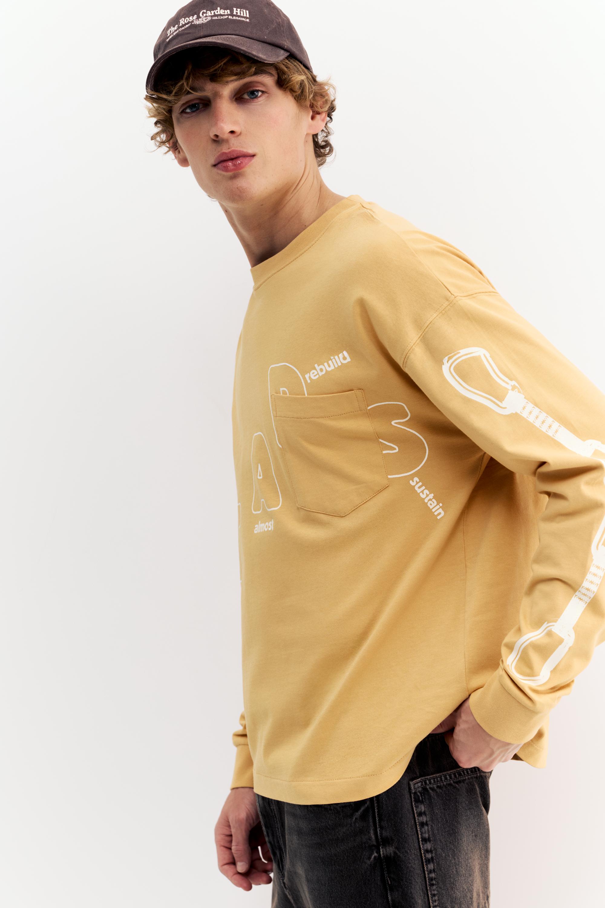 Cepli uzun kollu tişört - Görsel 6