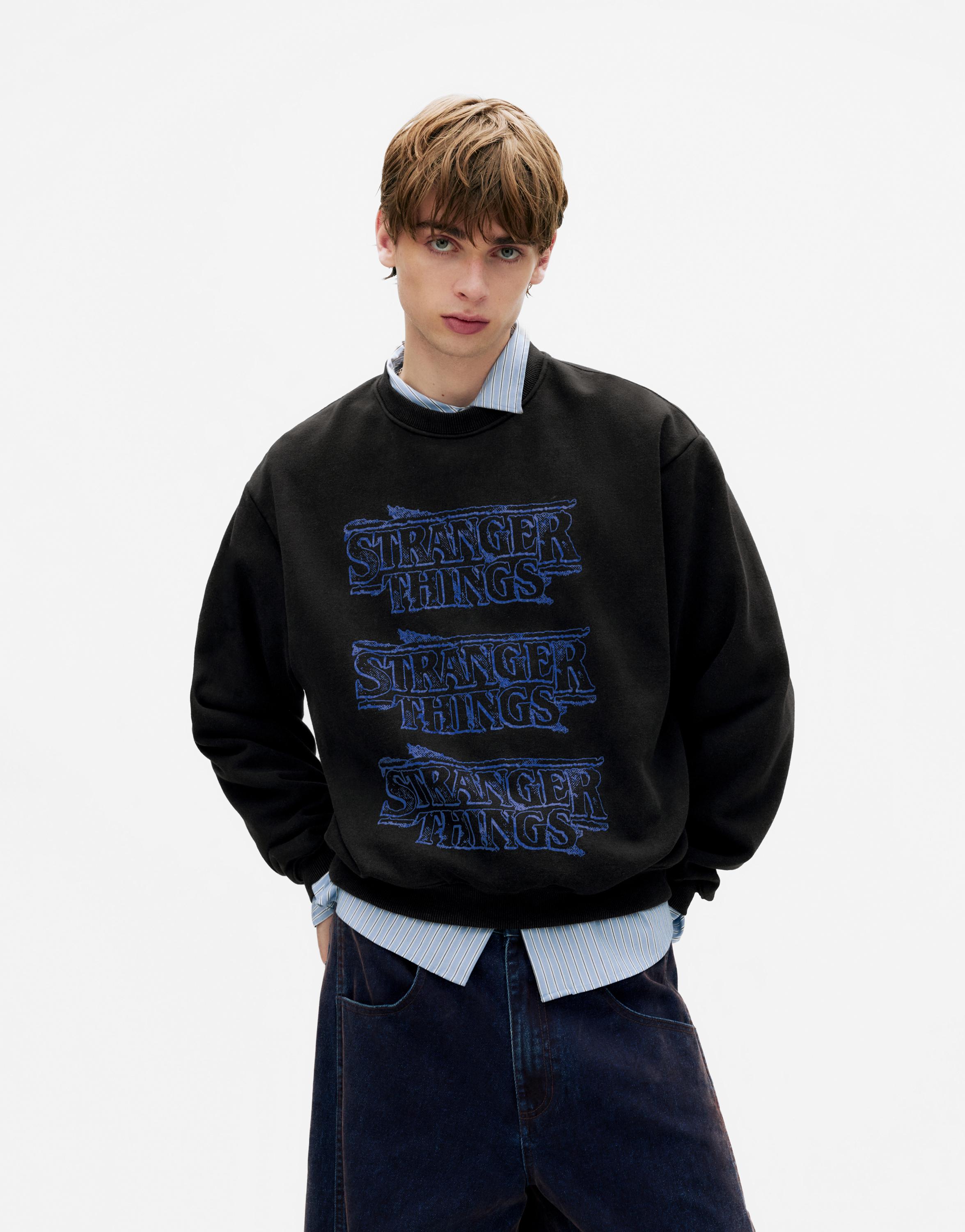Stranger Things sweatshirt — Dark grey