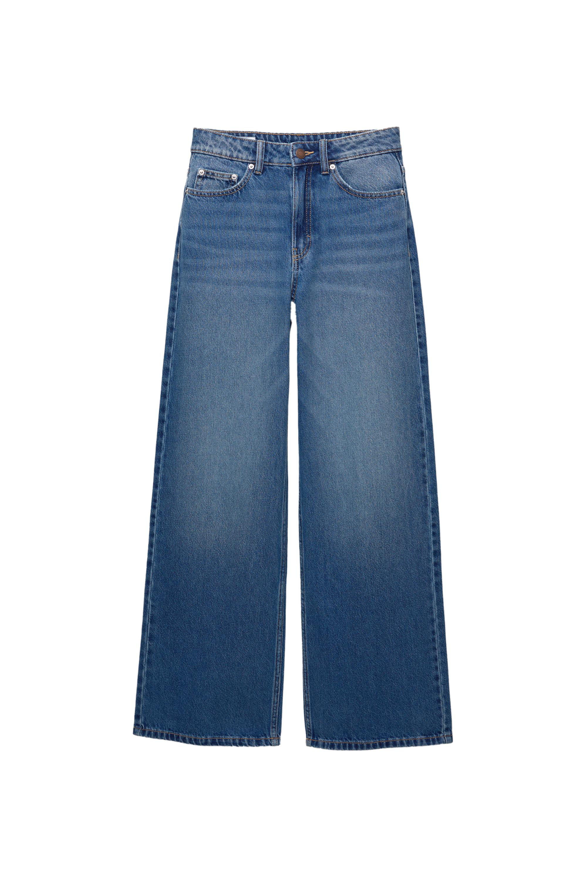 Wide leg yüksek bel jean - Görsel 143