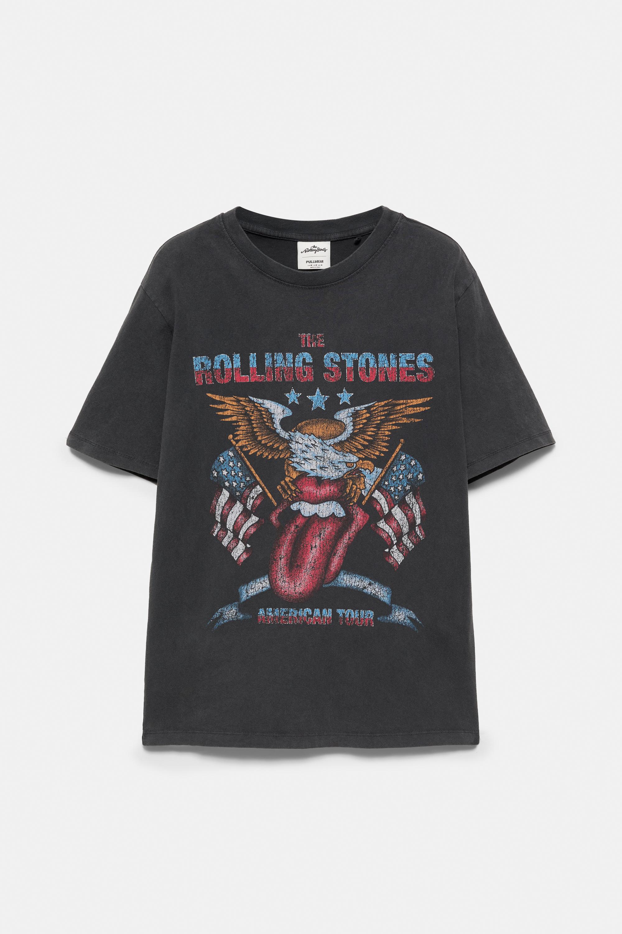 Rolling Stones T-shirt — Dark anthracite
