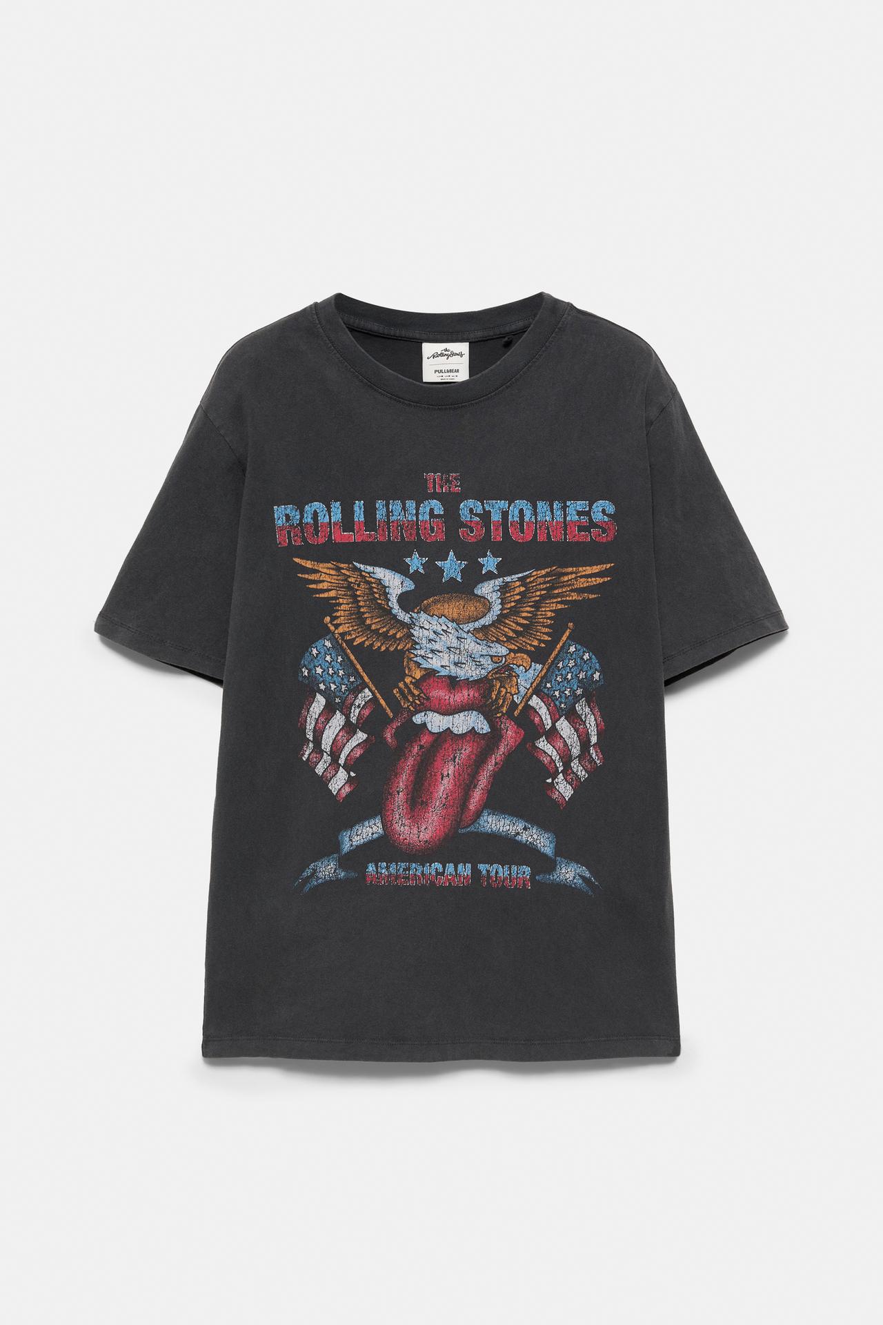 Rolling Stones T-shirt — Dark anthracite