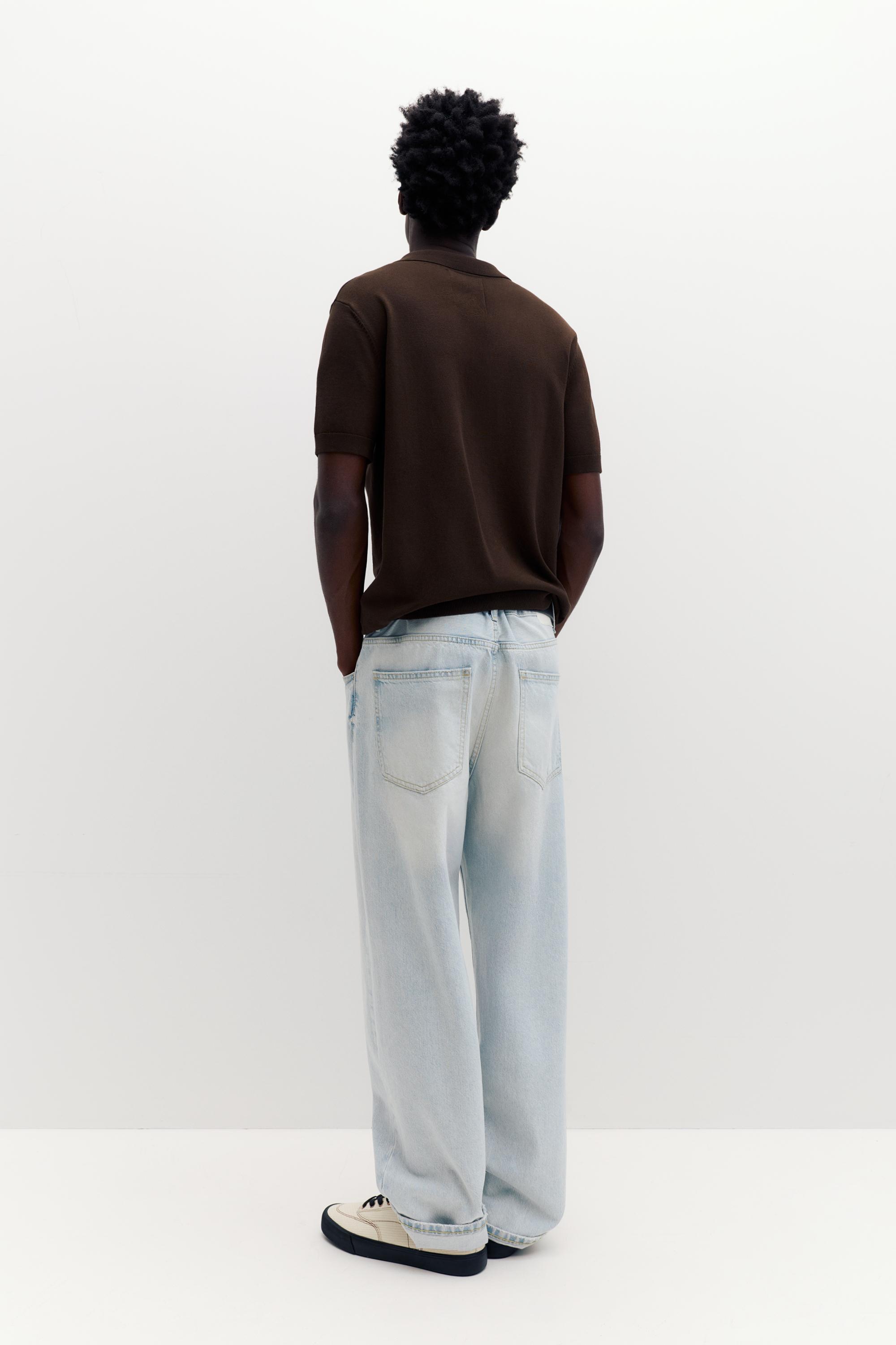 Kısa kollu örgü polo - Görsel 70