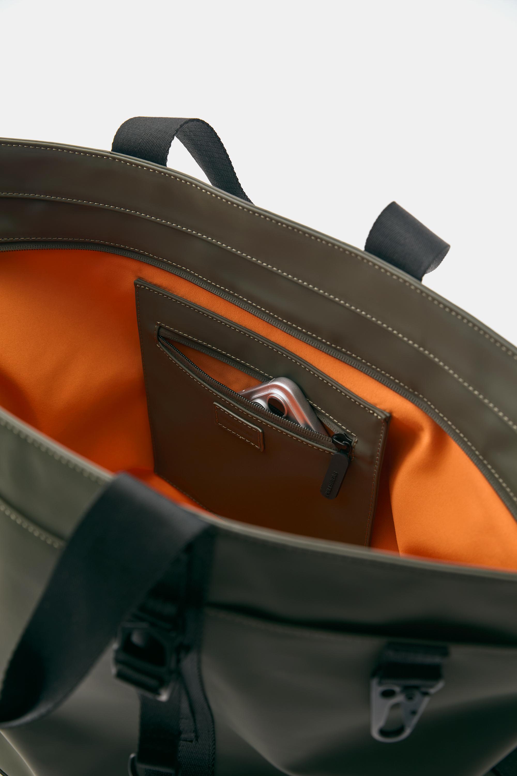 Technical shopper bag — Khaki